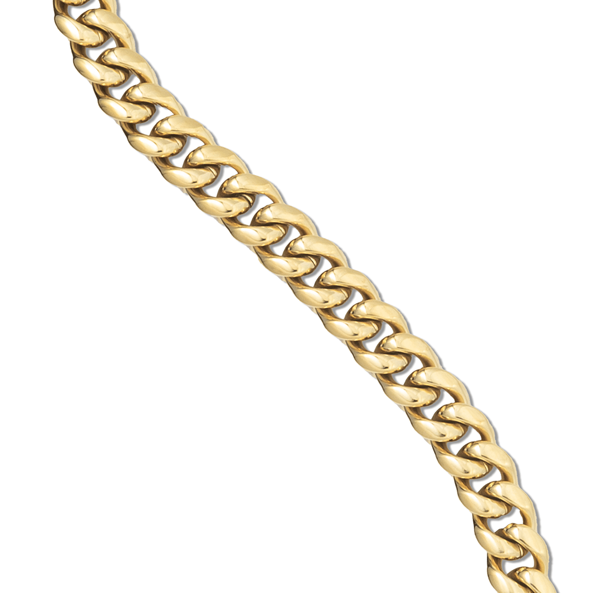 GLD PROMO - WOMEN Miami Cuban Link Necklace in Yellow Gold - 8mm