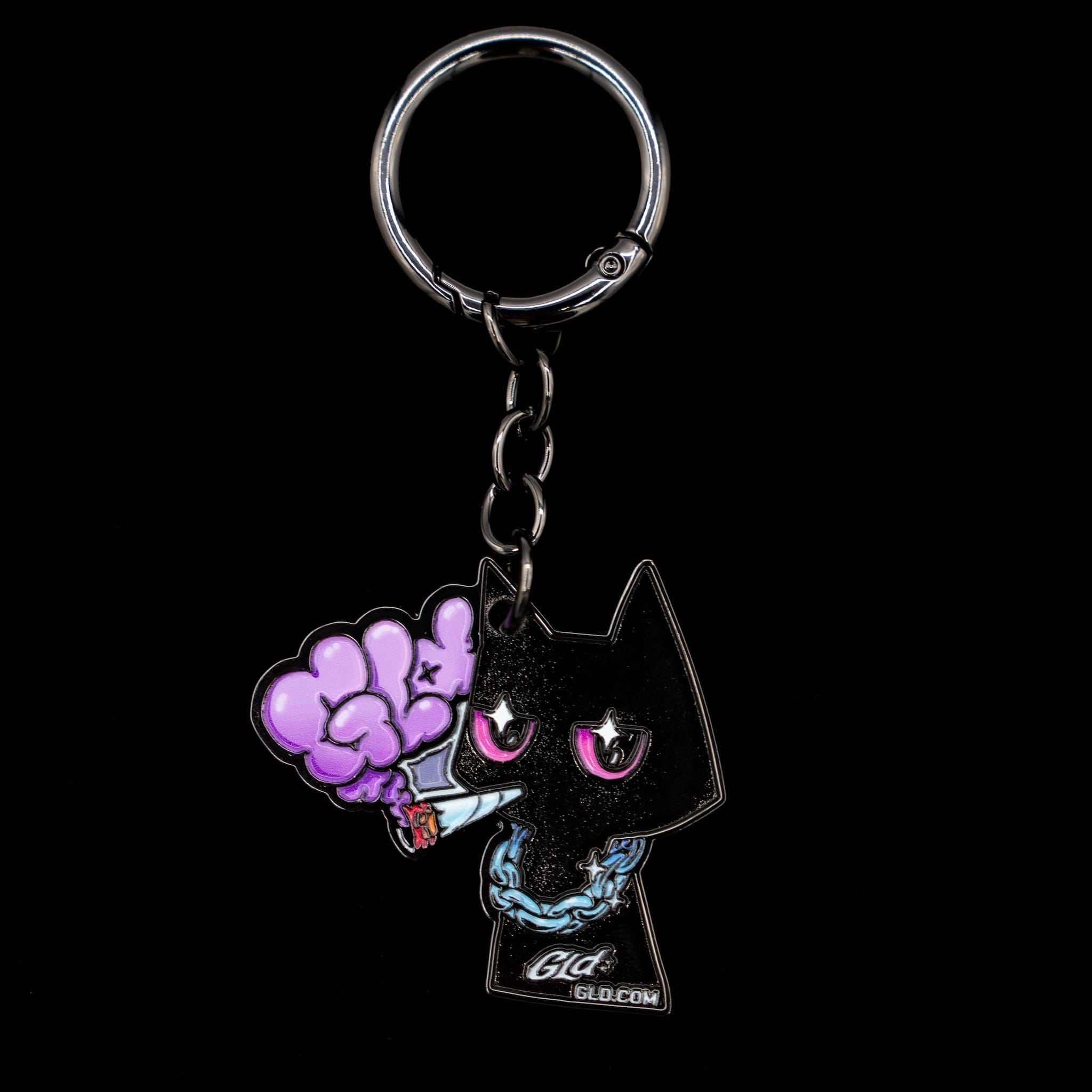 GLD PROMO Box Chain + Smoking Cat Key Chain