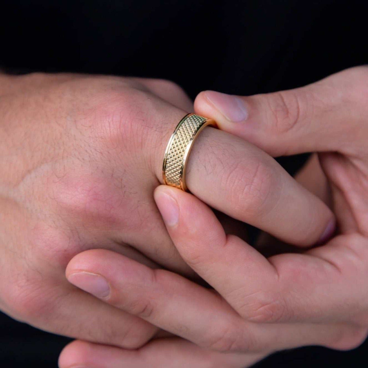 GLD PROMO SETS Grooved Spike Ring
