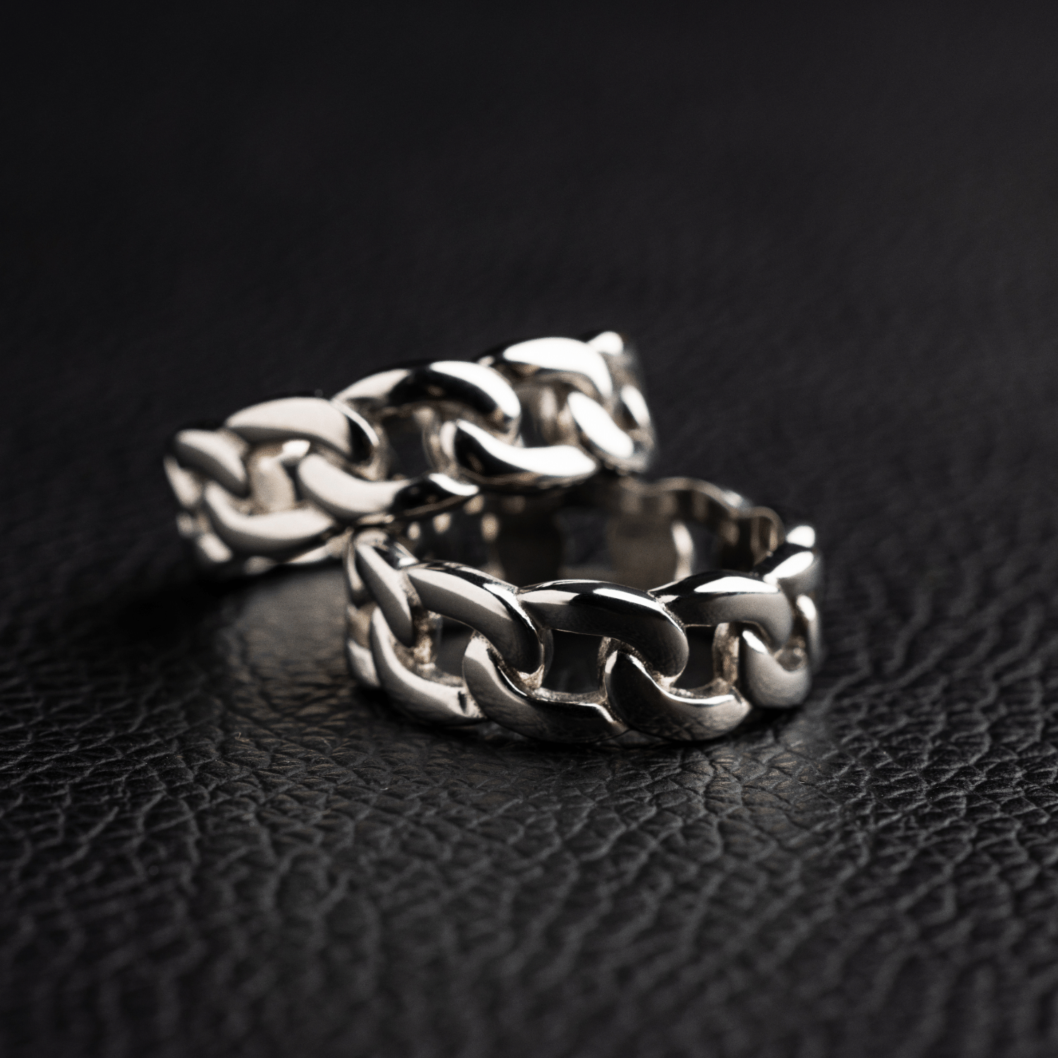 GLD PROMO SETS Cuban Band Ring in White Gold - 7mm