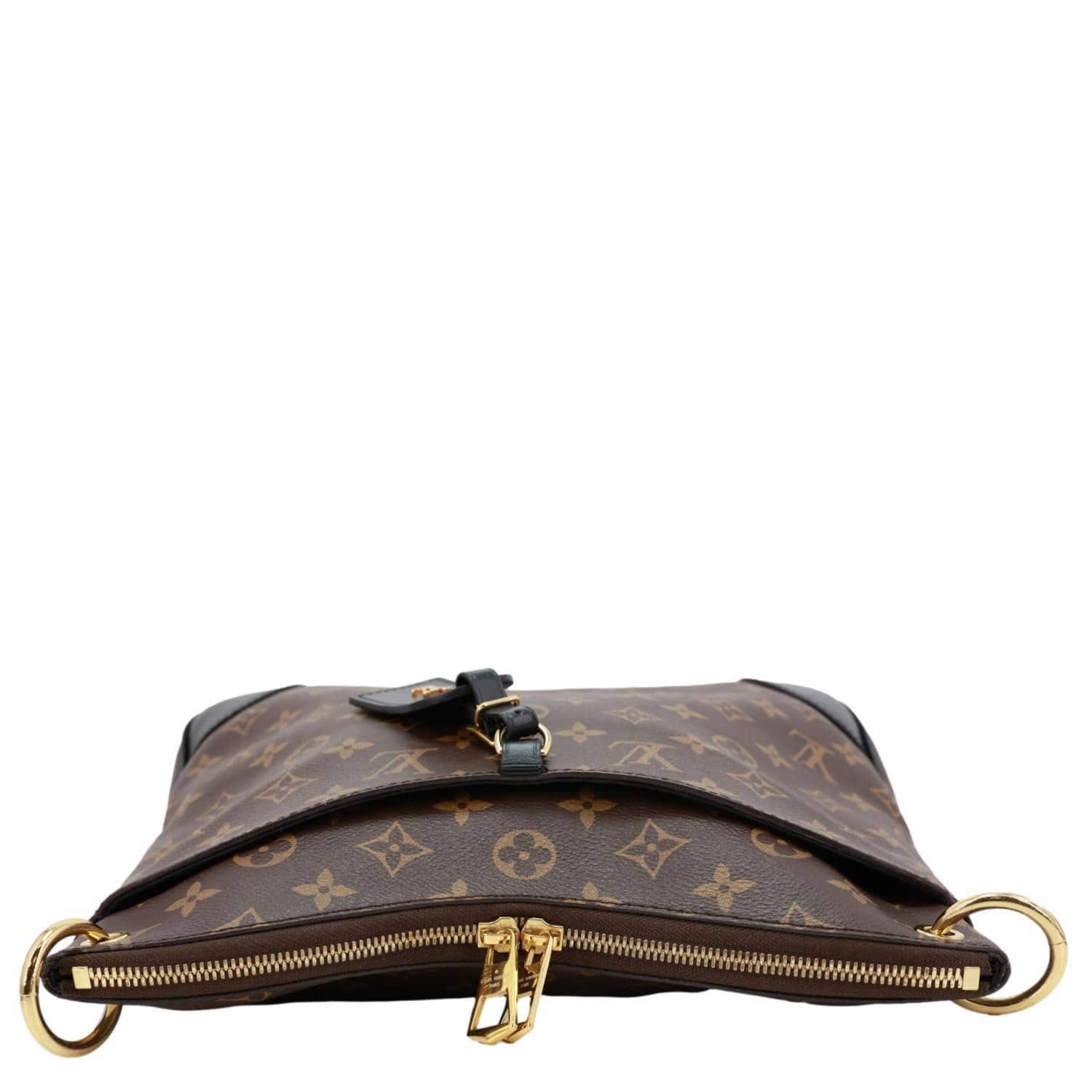 LOUIS VUITTON Odeon NM MM Monogram Canvas Shoulder Bag Black