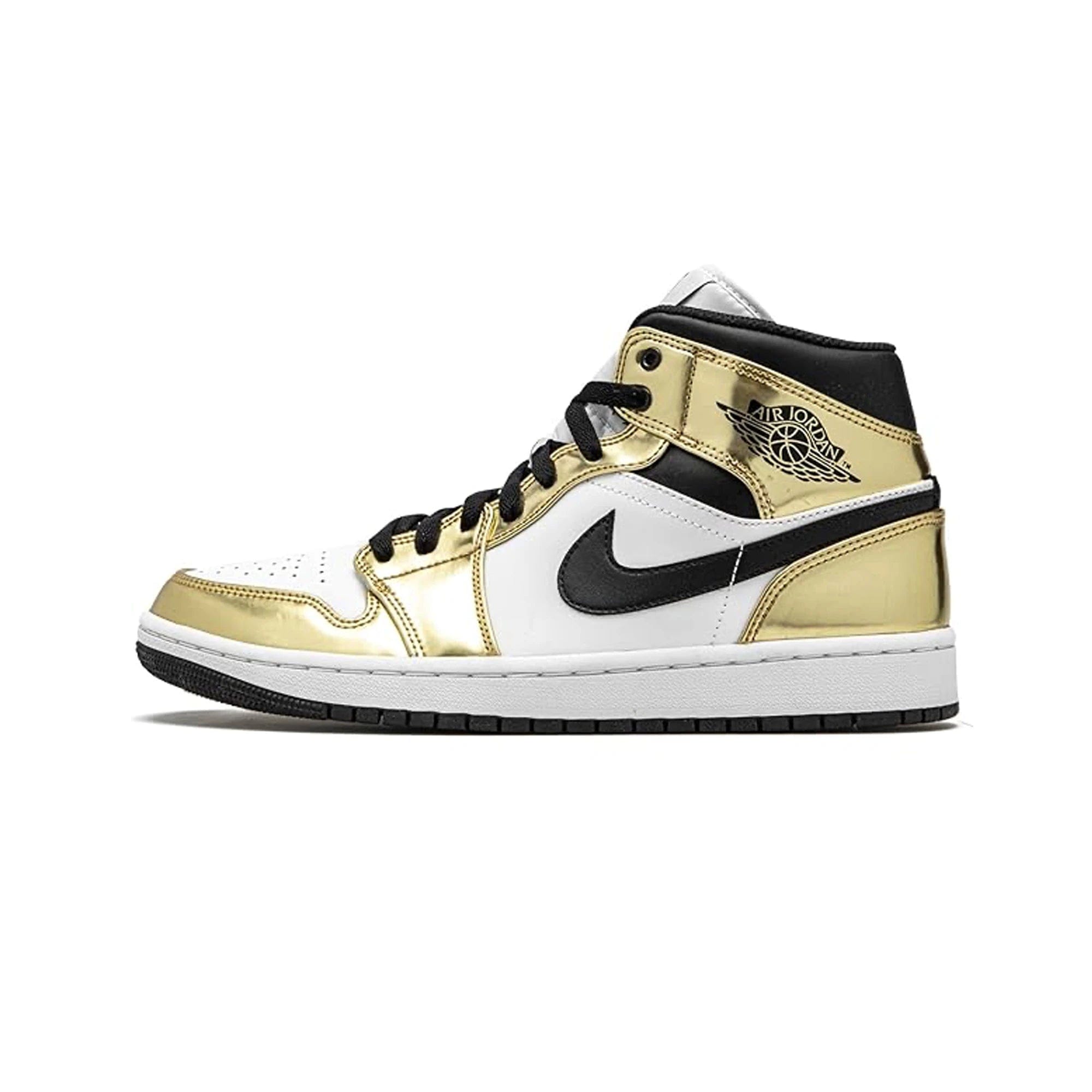 Air Jordan 1 Mid 'Metallic Gold Black White' (2020)