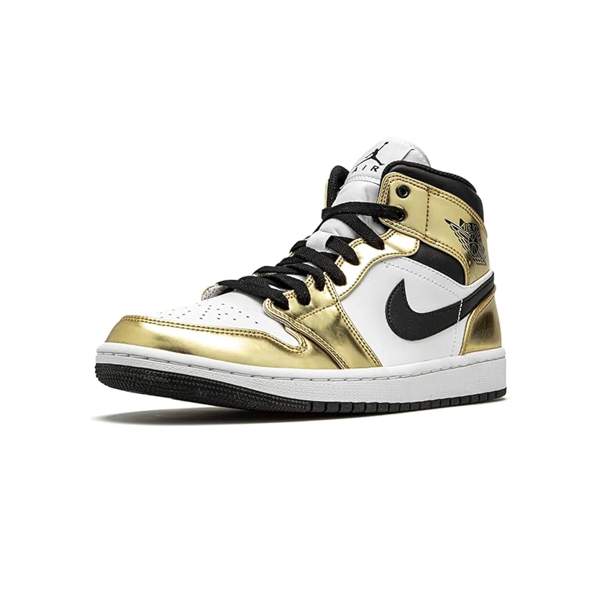 Air Jordan 1 Mid 'Metallic Gold Black White' (2020)