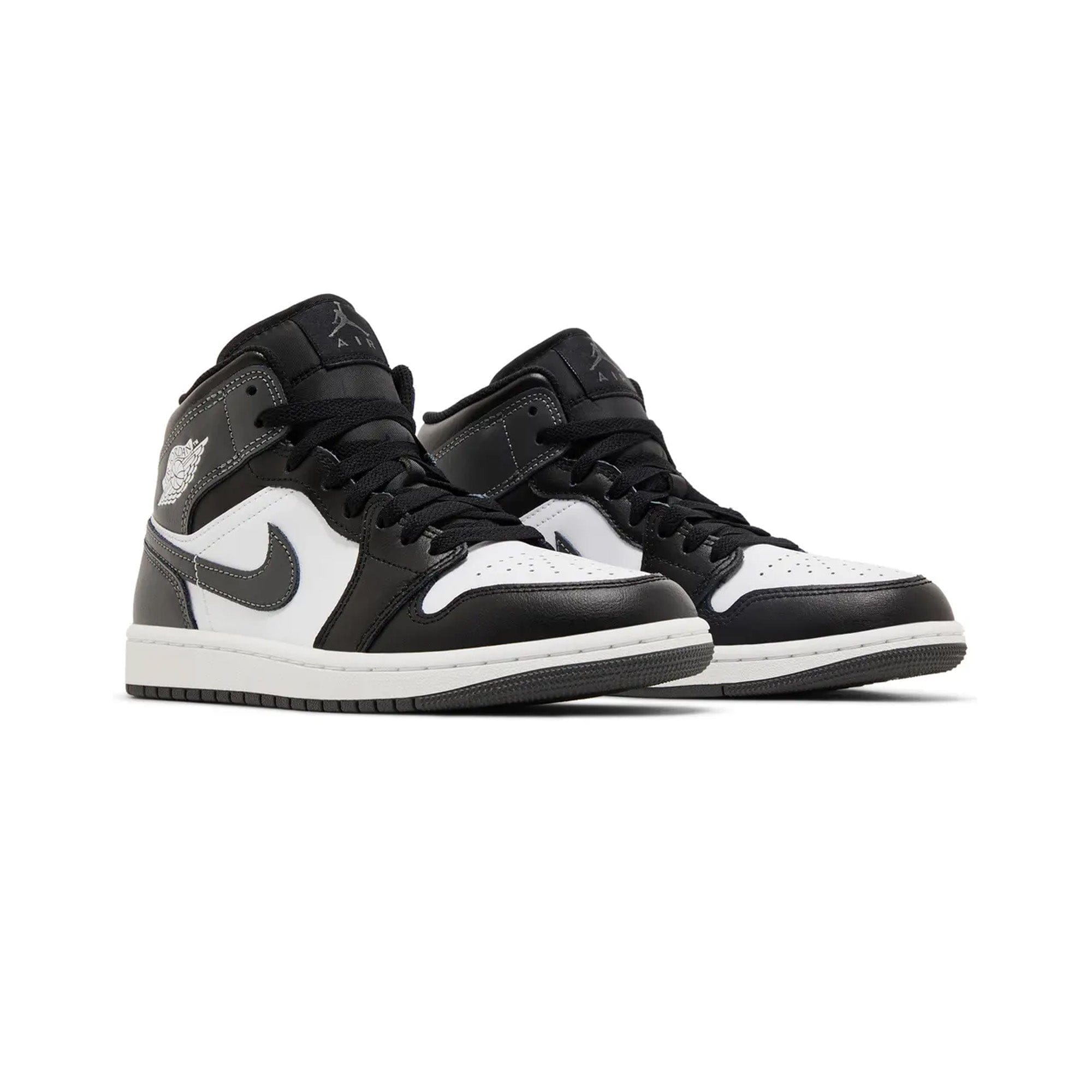 Air Jordan 1 Mid 'Black White Iron Grey' (2024)