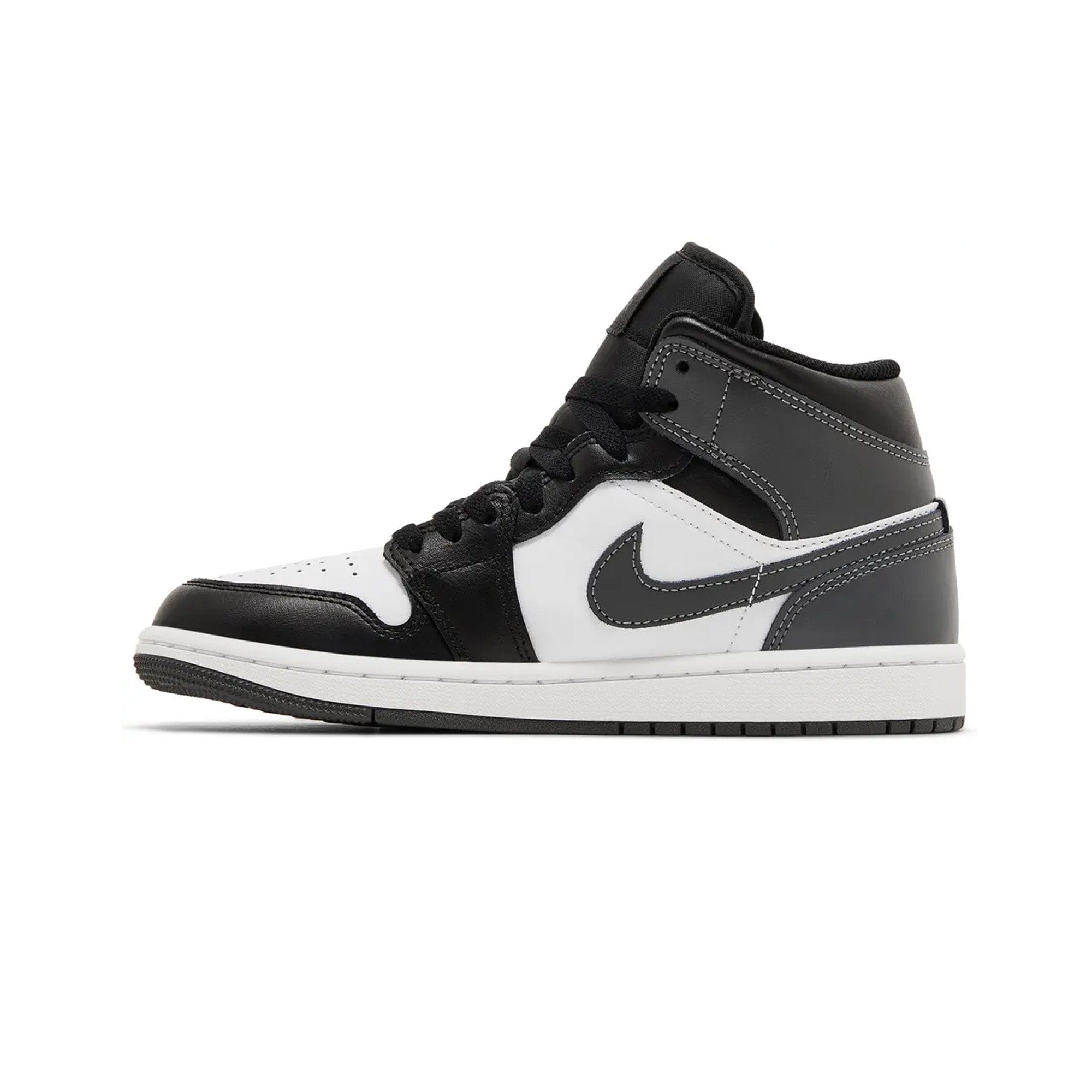 Air Jordan 1 Mid 'Black White Iron Grey' (2024)