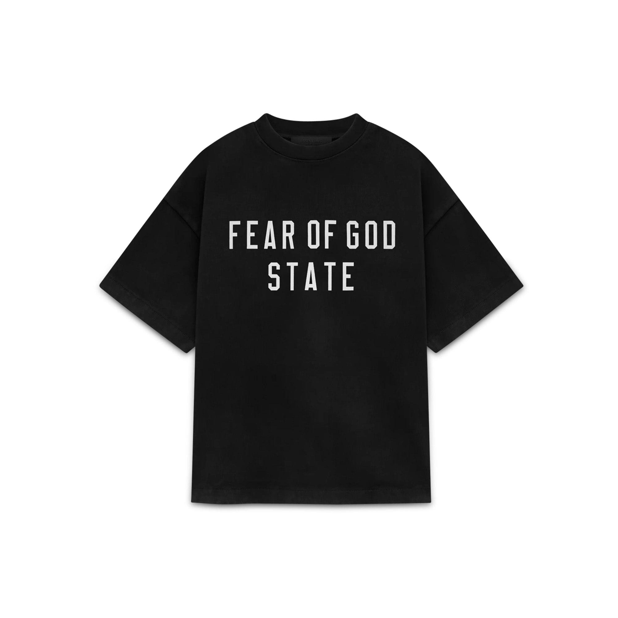 Fear of God Essentials Heavy Crewneck Tee 'Black' (2024)