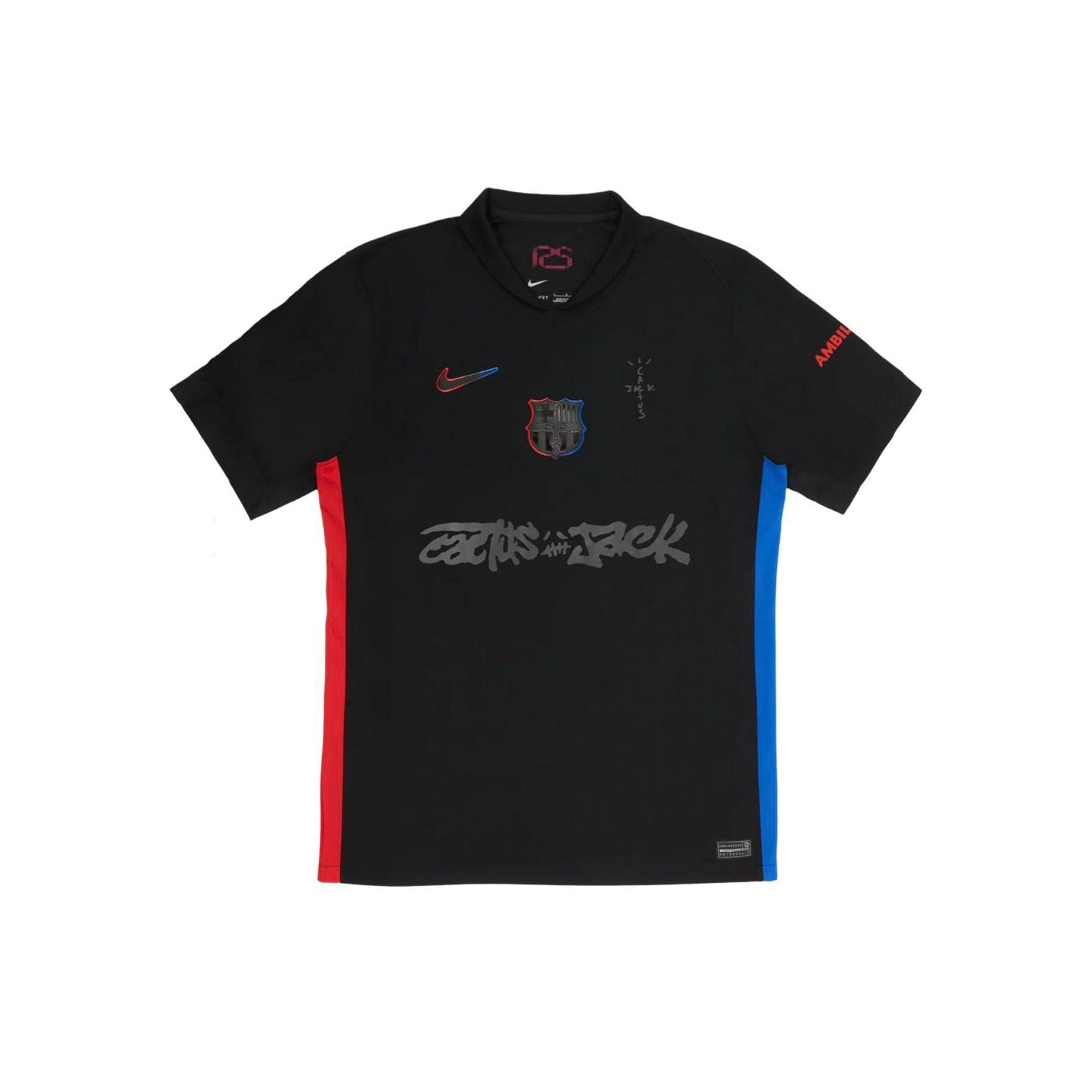 Travis Scott x FC Barcelona 2024/25 Match Away Cactus Jack Jersey 'Black' (2025)