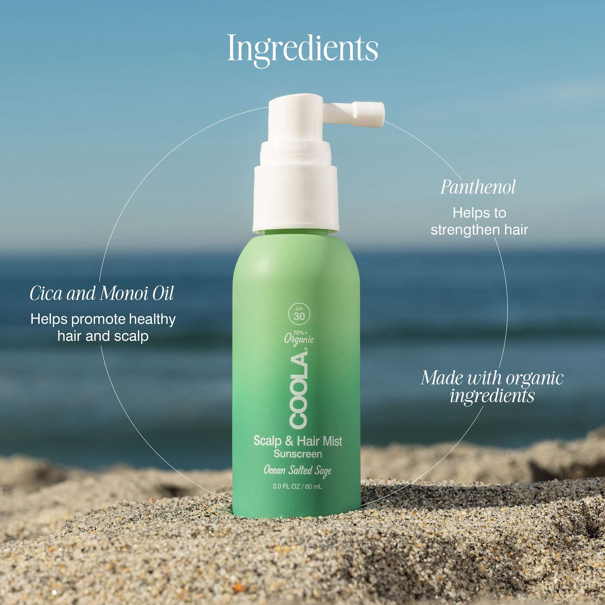 Coola Scalp & Hair Mist Sunscreen SPF30 60ml