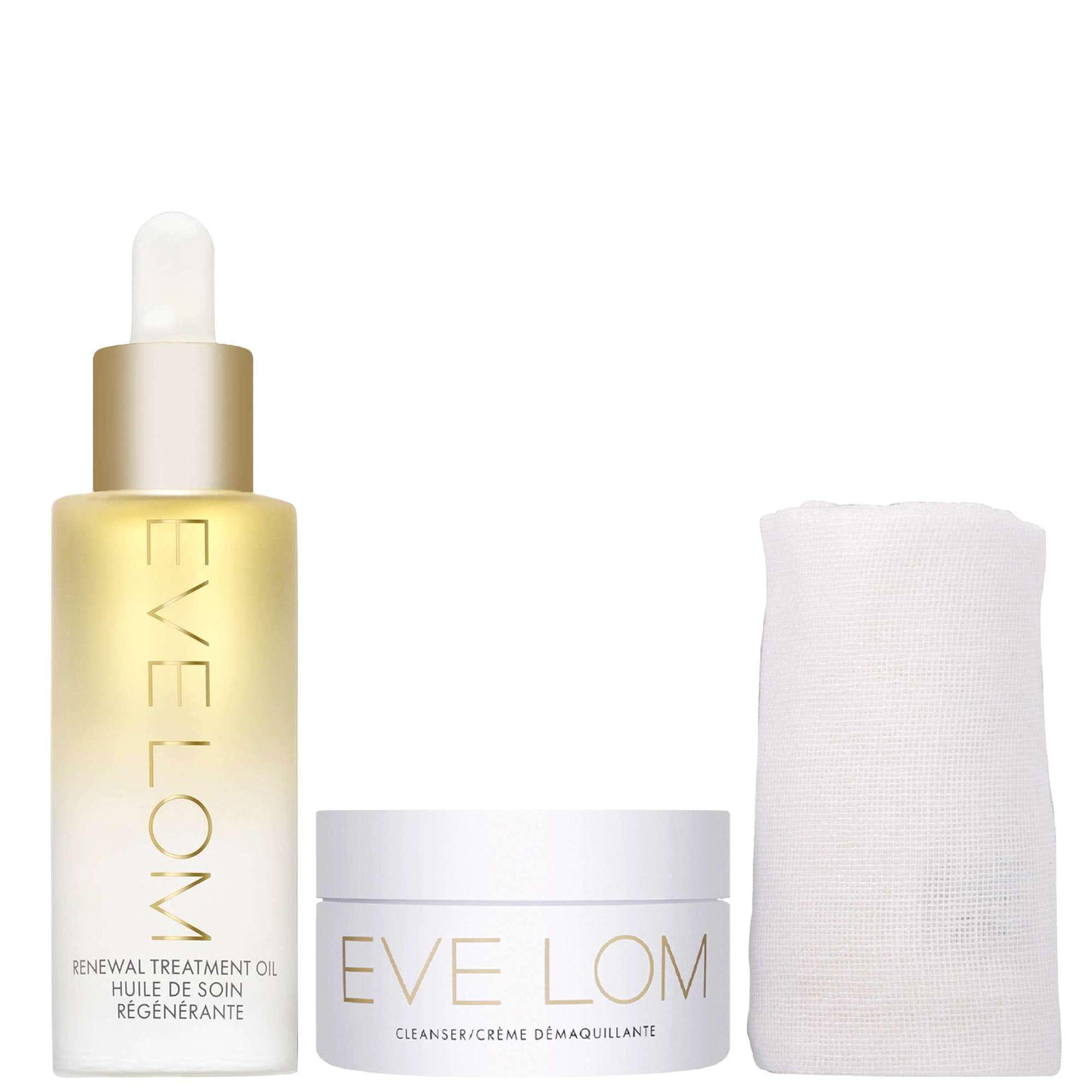 EVE LOM Duo: Renewal Treatment Oil 30ml & Cleanser All Skin Types 50ml
