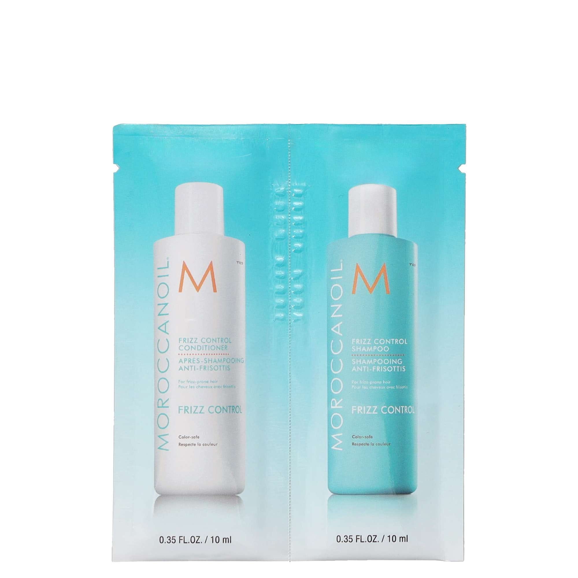Sample Moroccanoil Frizz Control Shampoo and Conditioner Sample Sachets 20ml