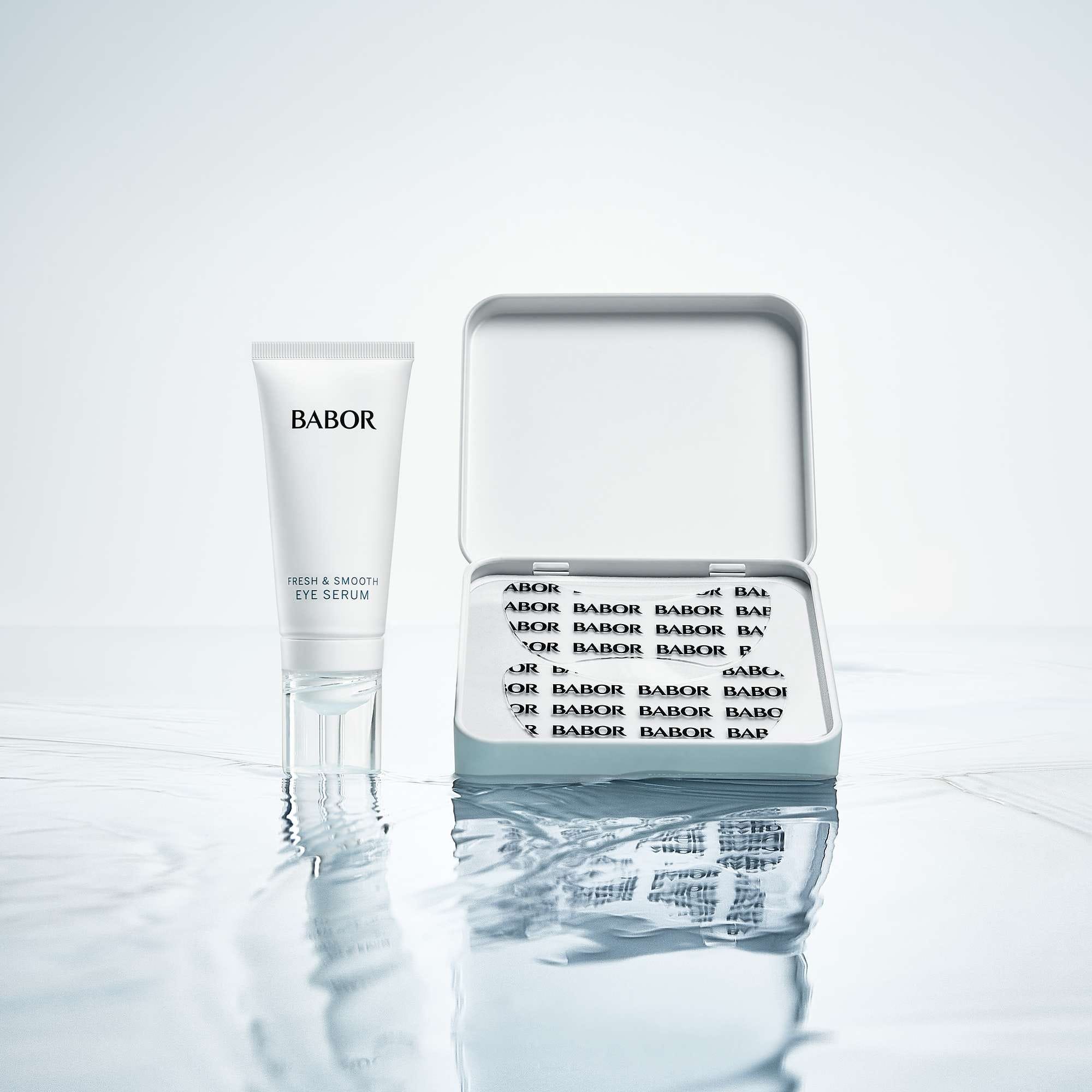 BABOR Skinovage Instant Fresh & Smooth Eye Serum + Patches