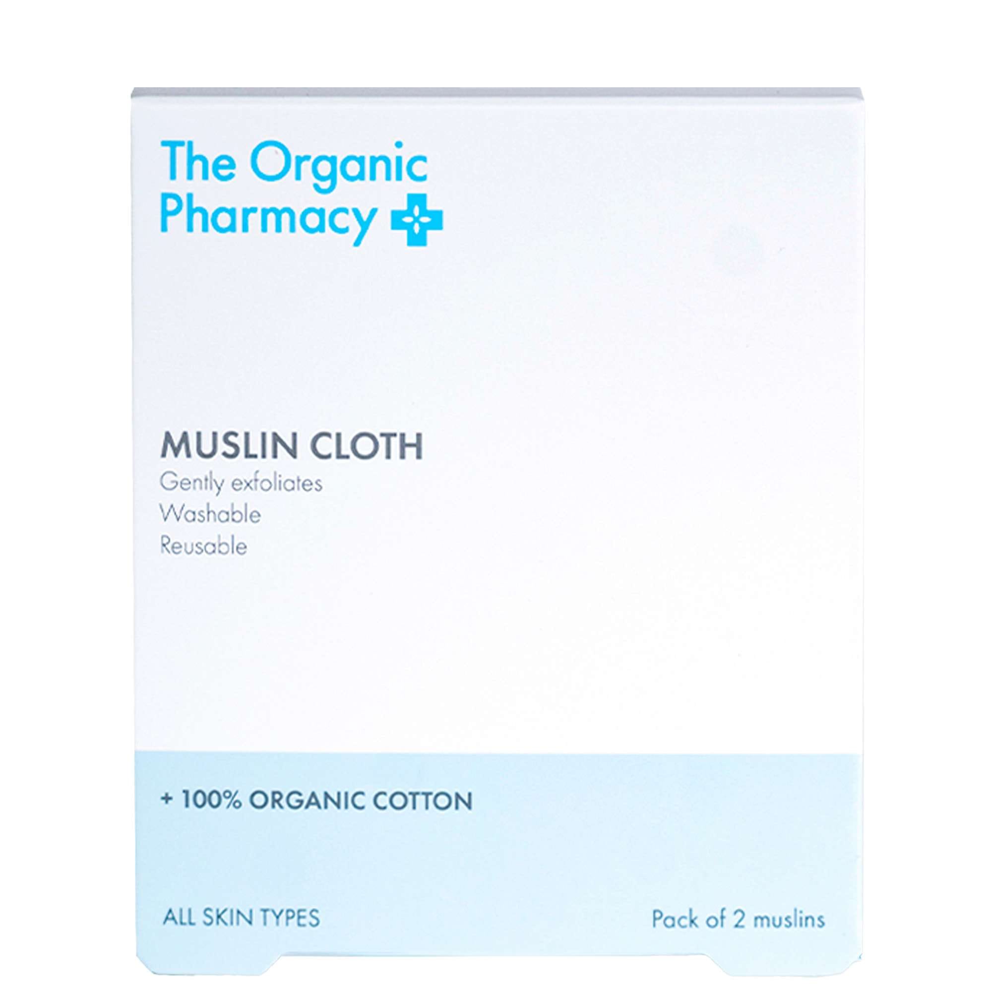 The Organic Pharmacy Cleansers Muslin Cloth x 2