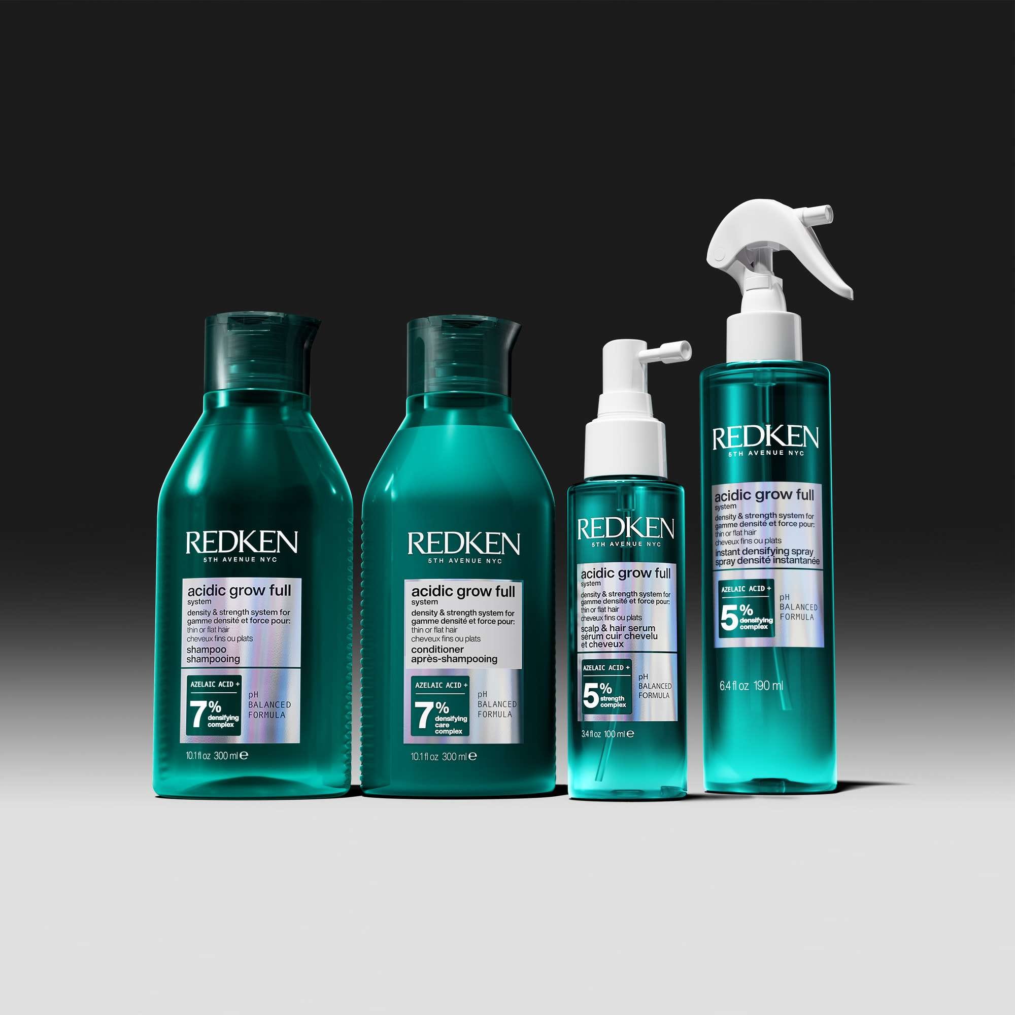 Redken Acidic Growth Full System Densifying Conditioner for Thin Hair, Strengthens & Thickens 300ml