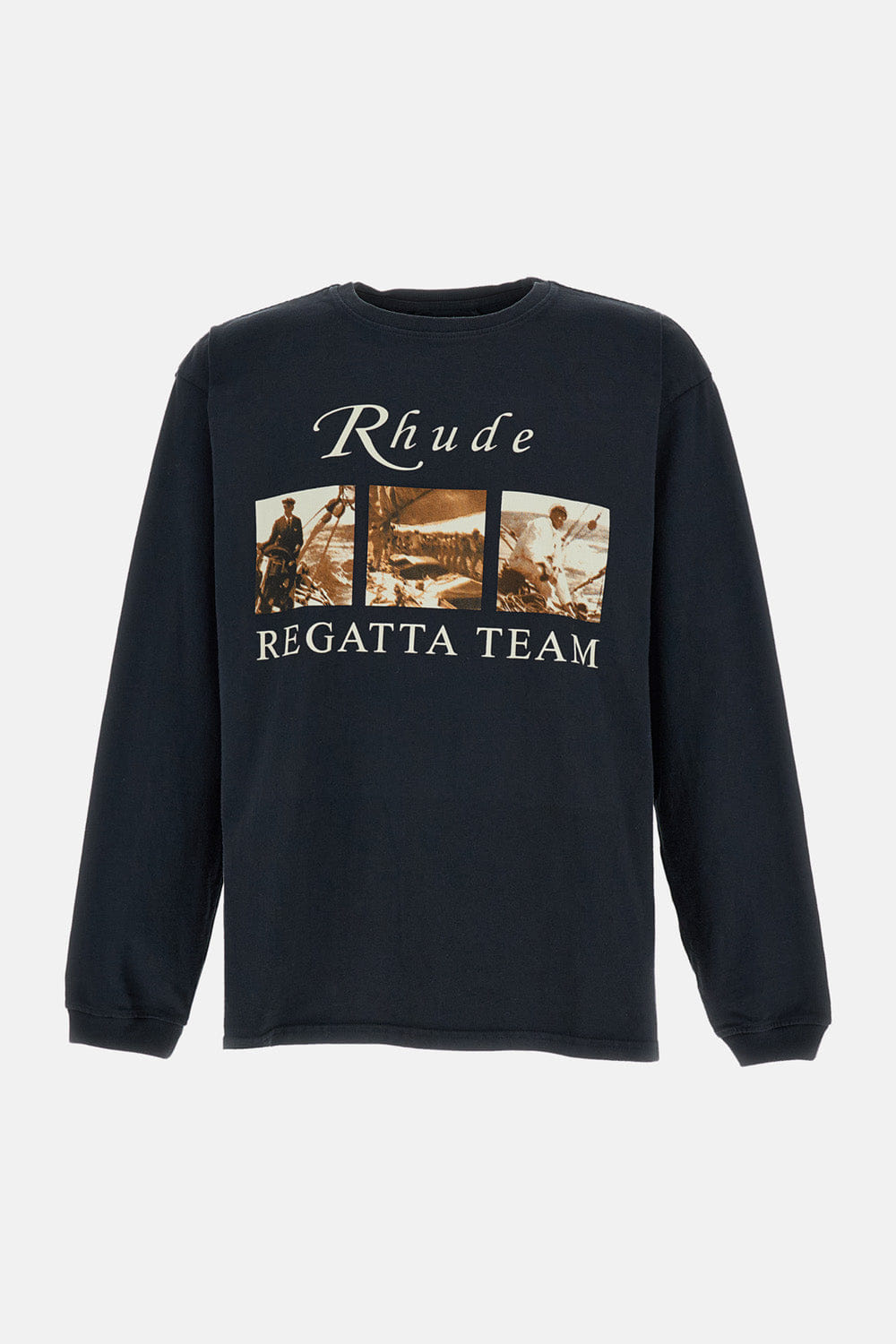 RHUDE 'REGATTA' T-SHIRT MANICHE LUNGHE