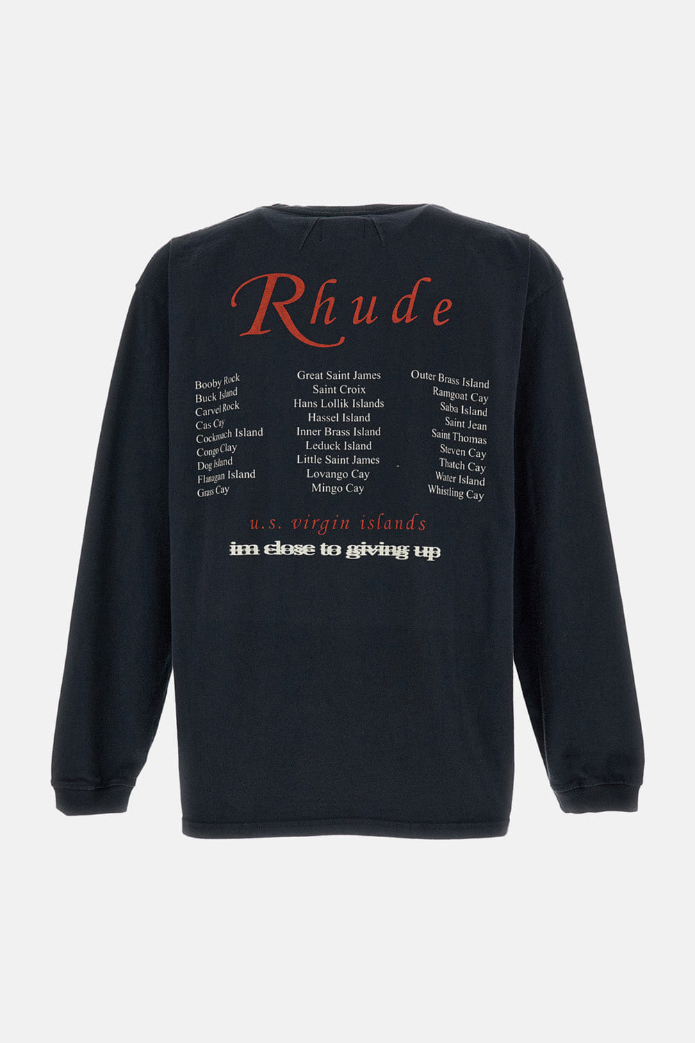 RHUDE 'REGATTA' T-SHIRT MANICHE LUNGHE