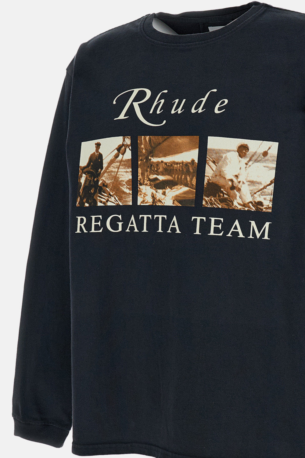 RHUDE 'REGATTA' T-SHIRT MANICHE LUNGHE