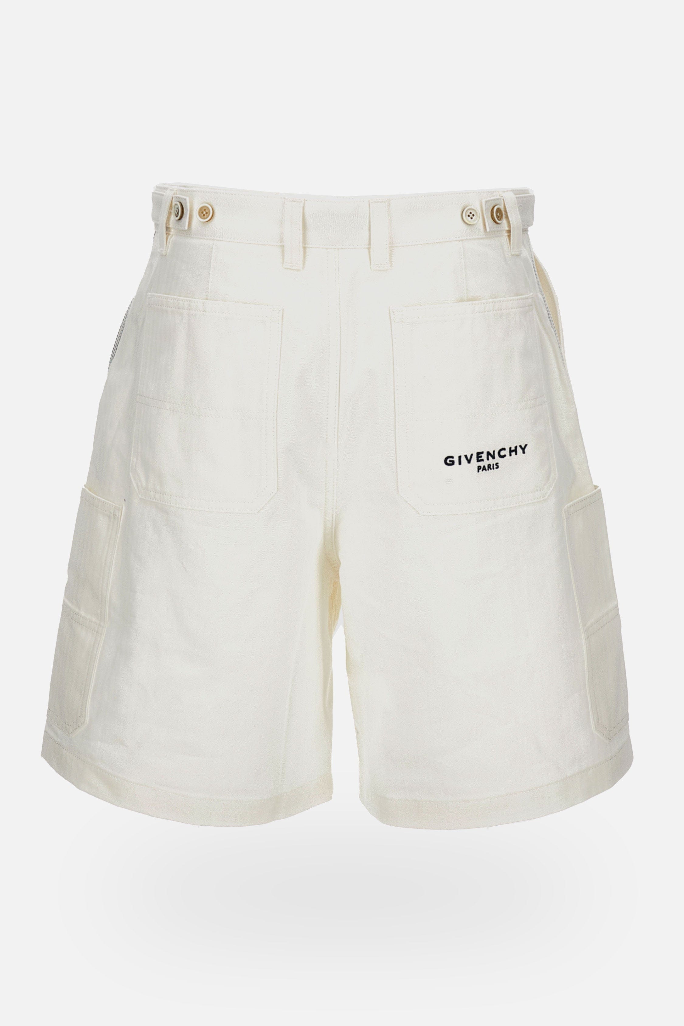 Givenchy SHORTS IN DENIM CON TASCHE APPLICATE