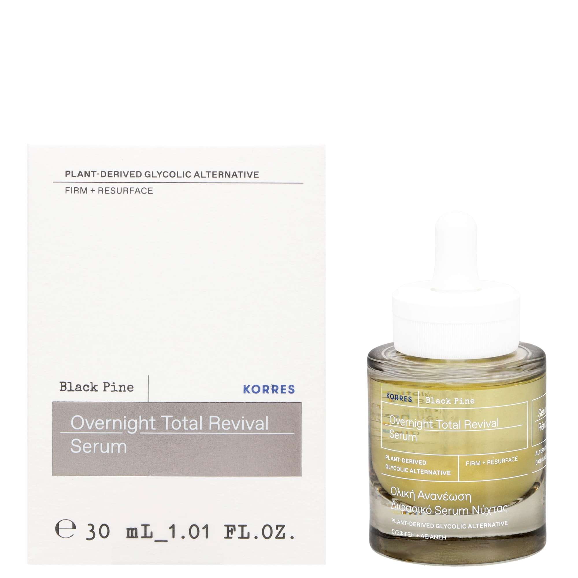 KORRES Black Pine Overnight Total Revival Serum 30ml