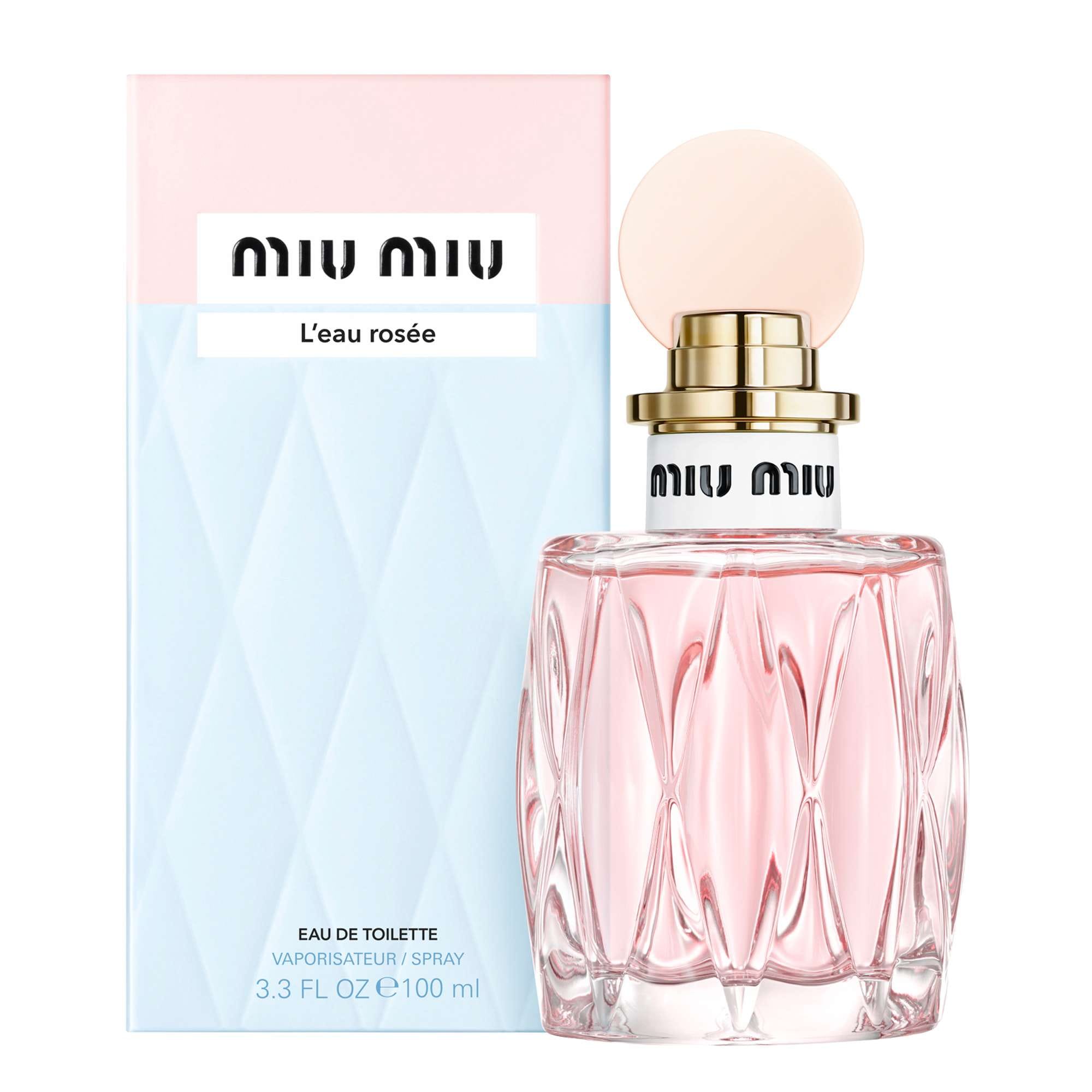 Miu Miu L’Eau Rosée For Her Eau de Toilette Spray 100ml