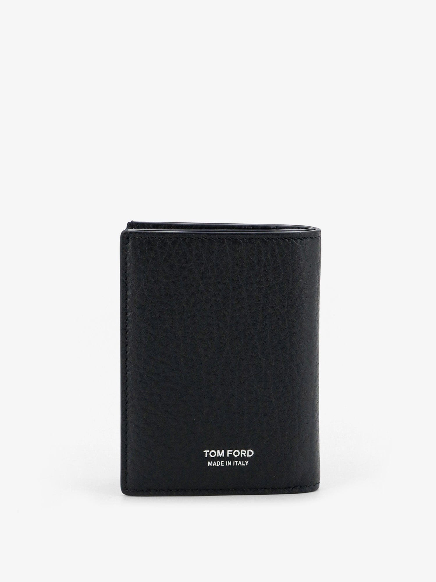 TOM FORD Leather card holder with embossed logo