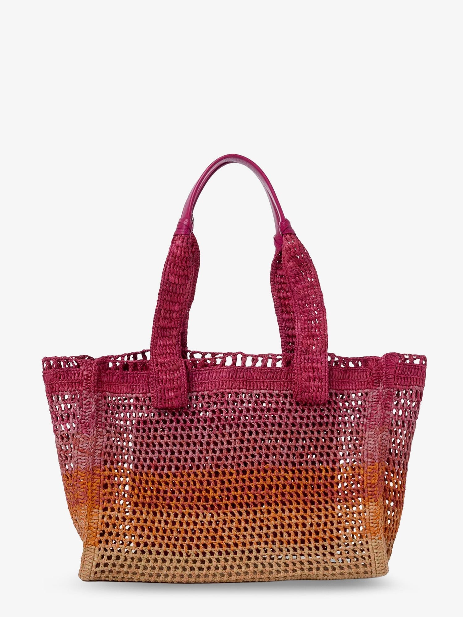 Chloe East-West Summer Banana multicolored raffia shoulder bag