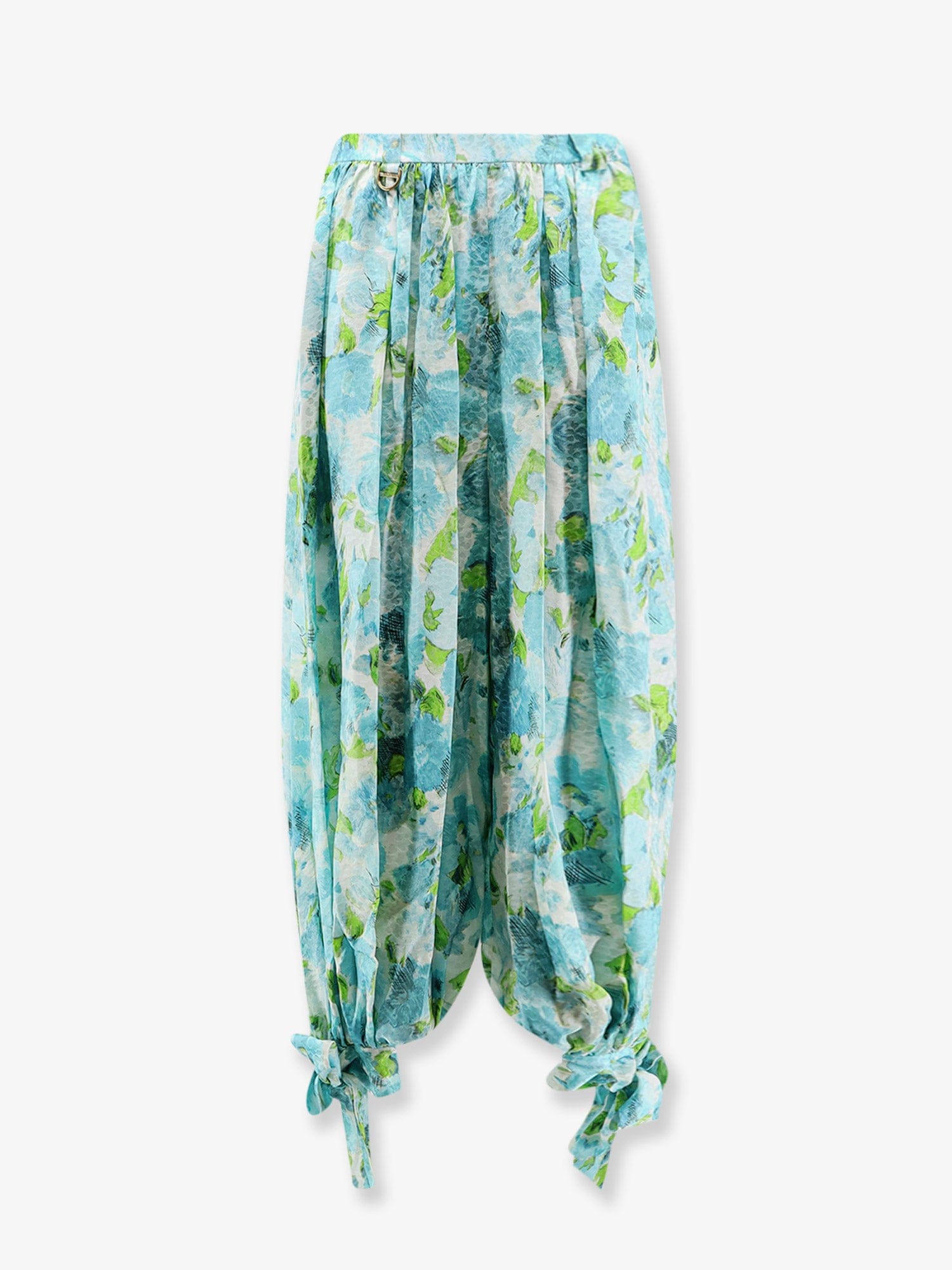 Chloe Harem multicolor silk trousers