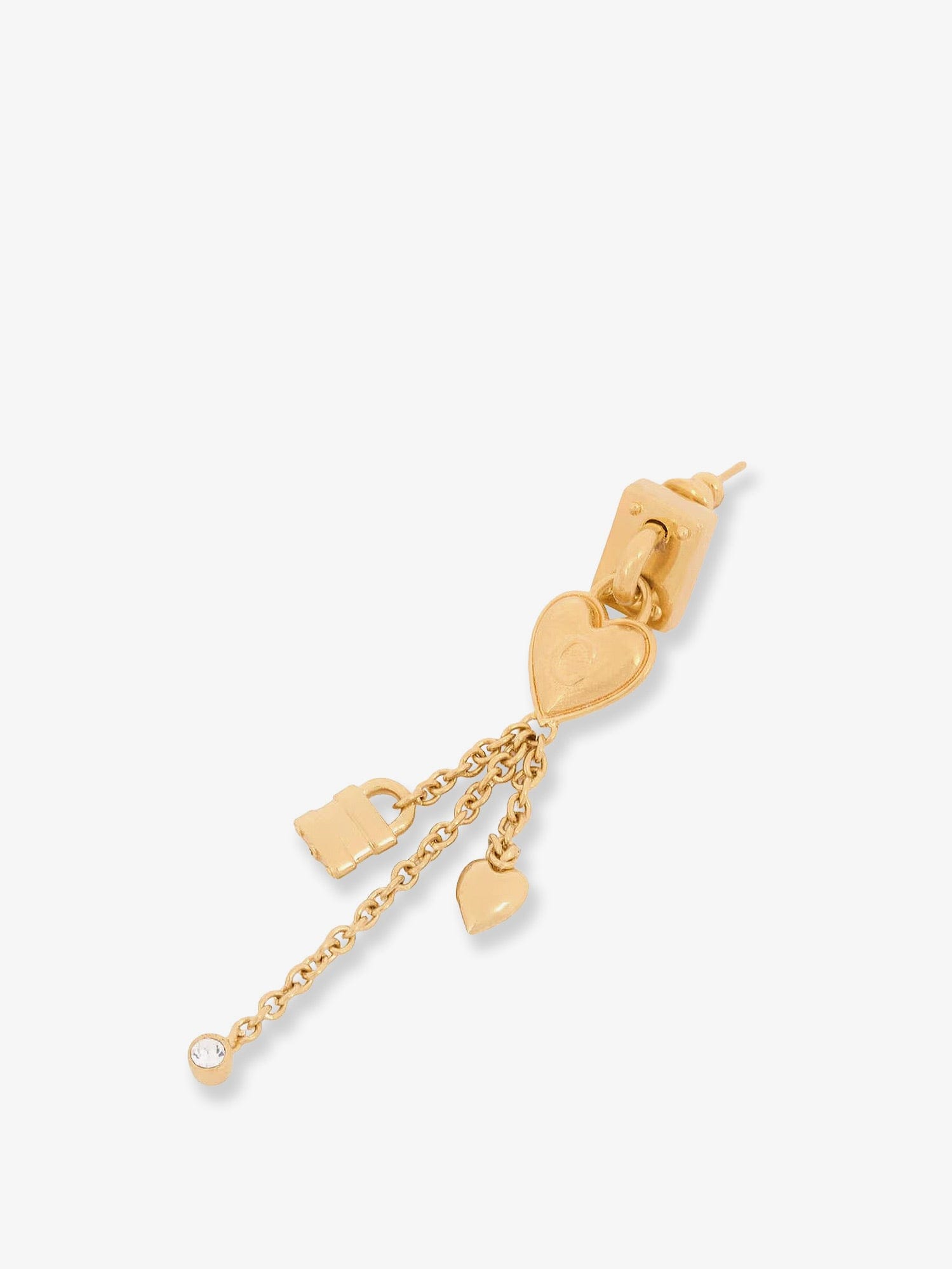 Chloe Mini Paddington Brass Earrings