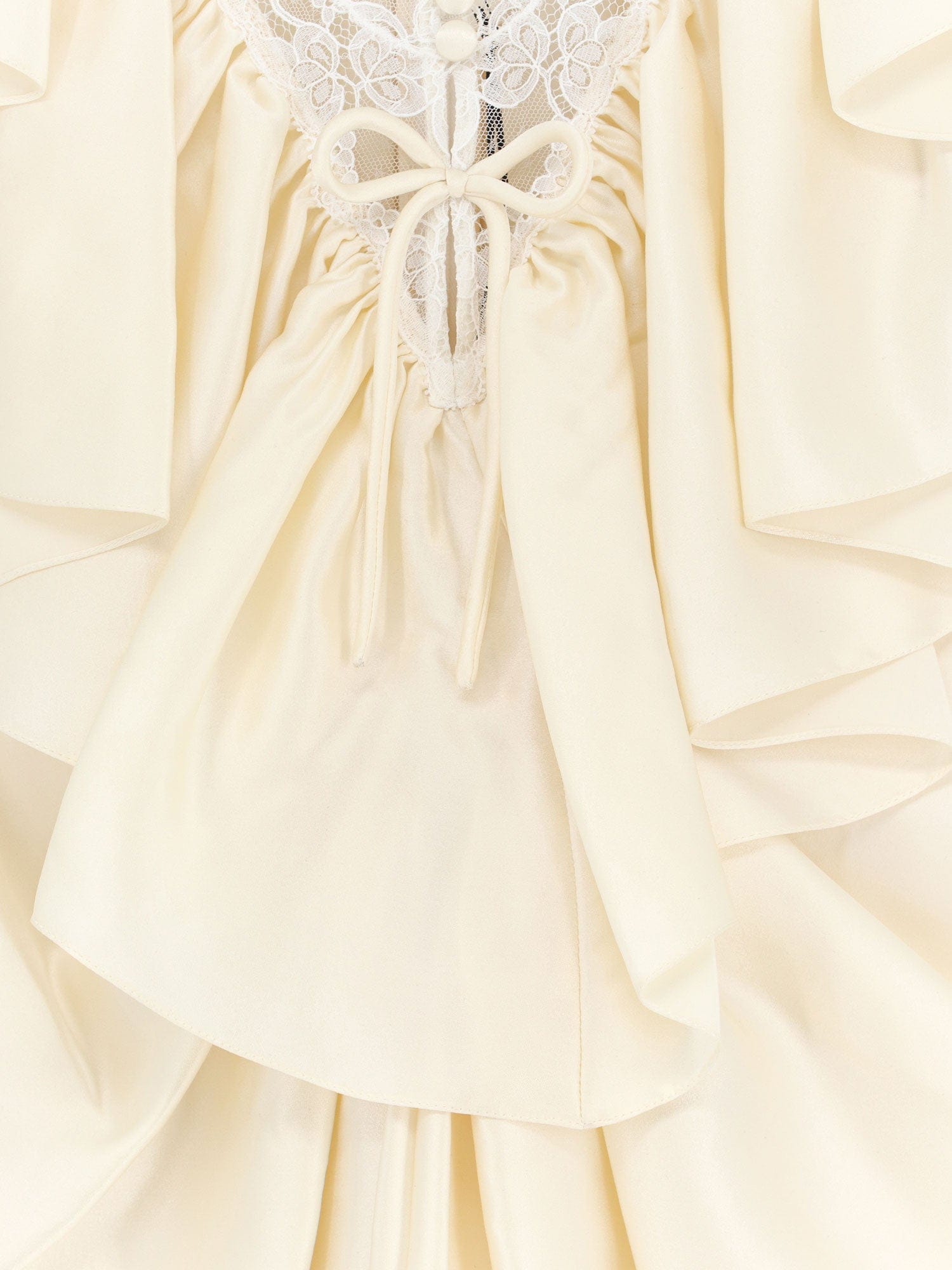 Chloe Silk jumpsuit with lace details
