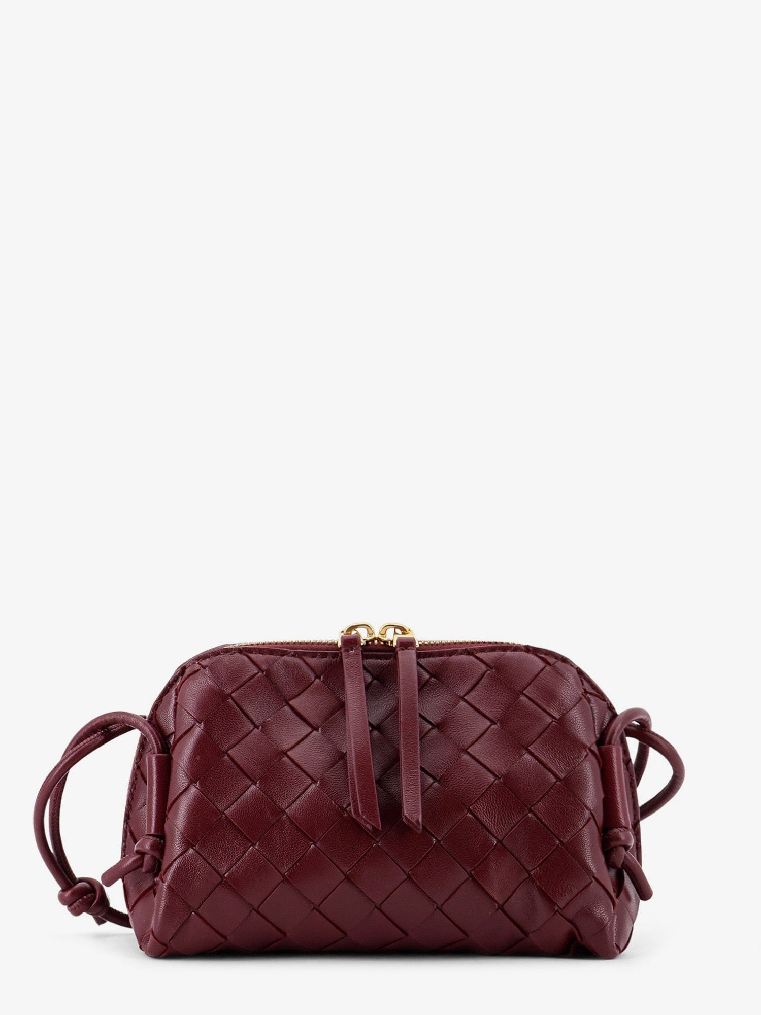 Bottega Veneta Concert Pouch leather shoulder bag with Intrecciato motif
