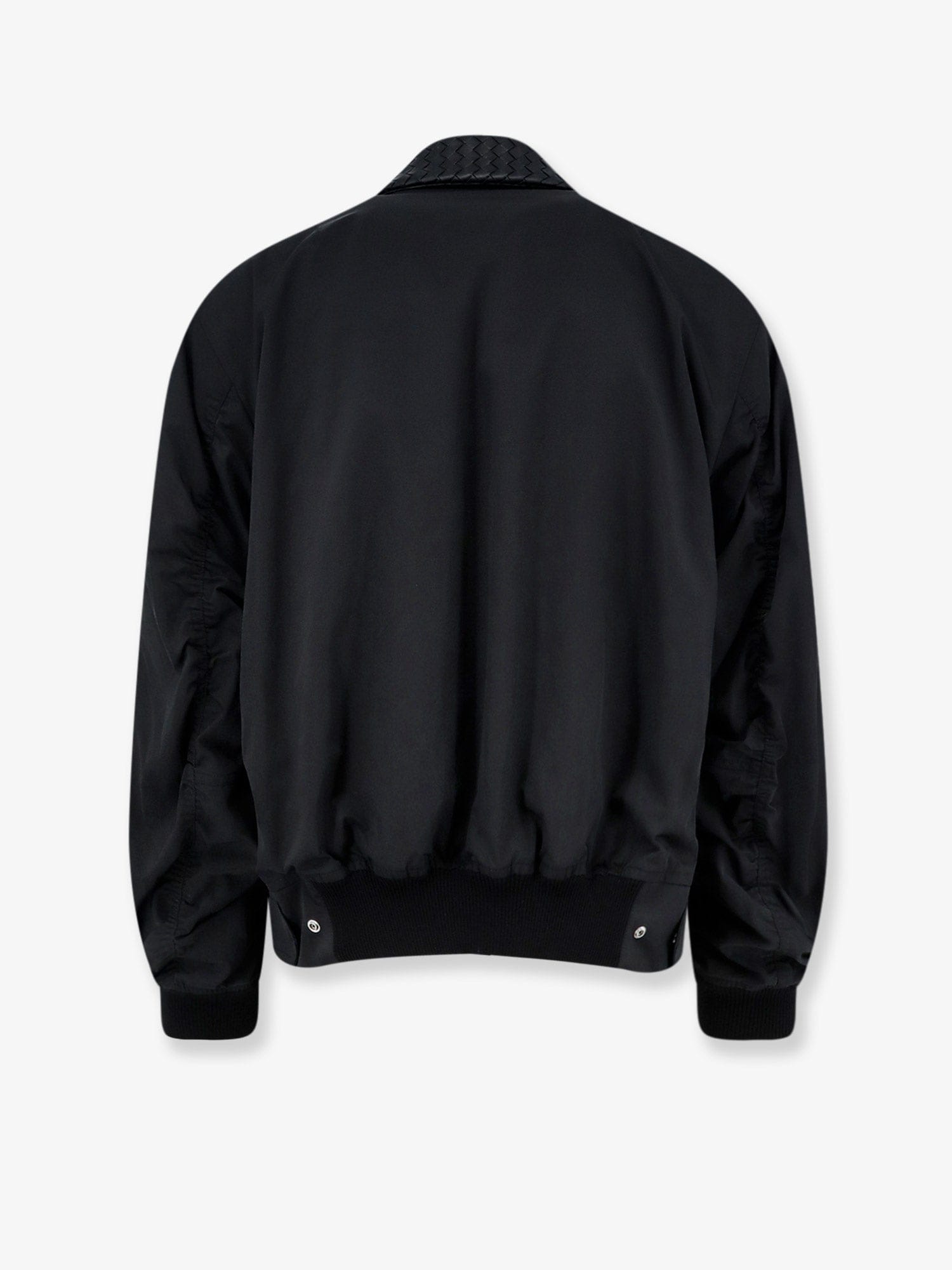 Bottega Veneta Nylon and cotton jacket with Intrecciato details