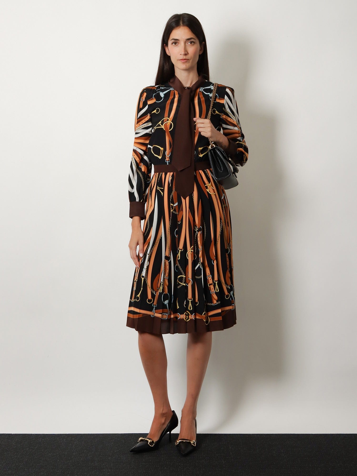 Gucci Chemisier silk dress