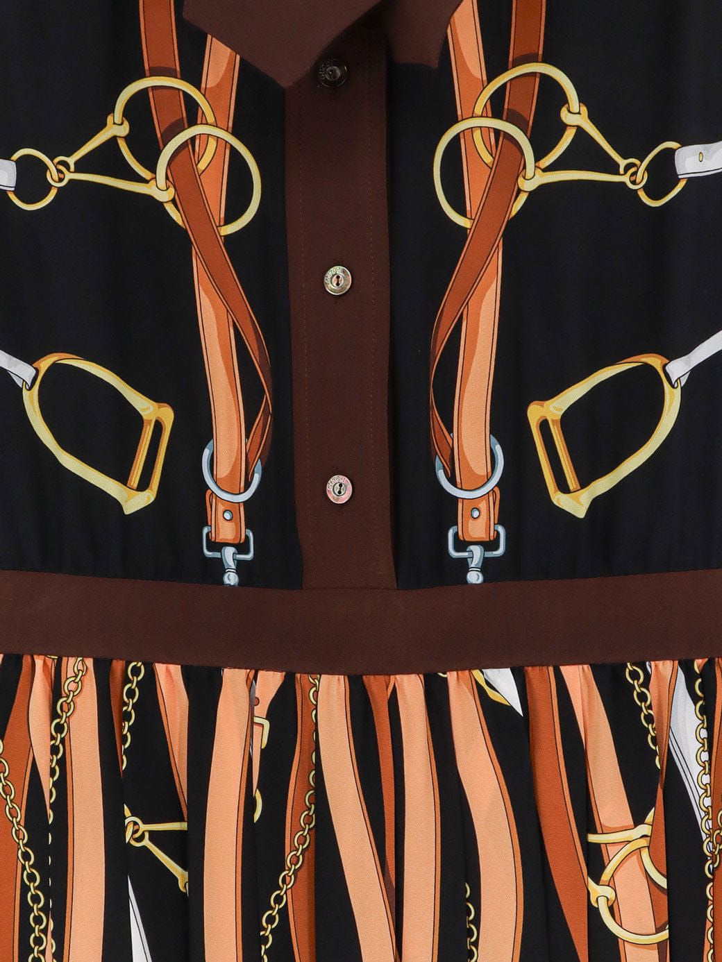 Gucci Chemisier silk dress
