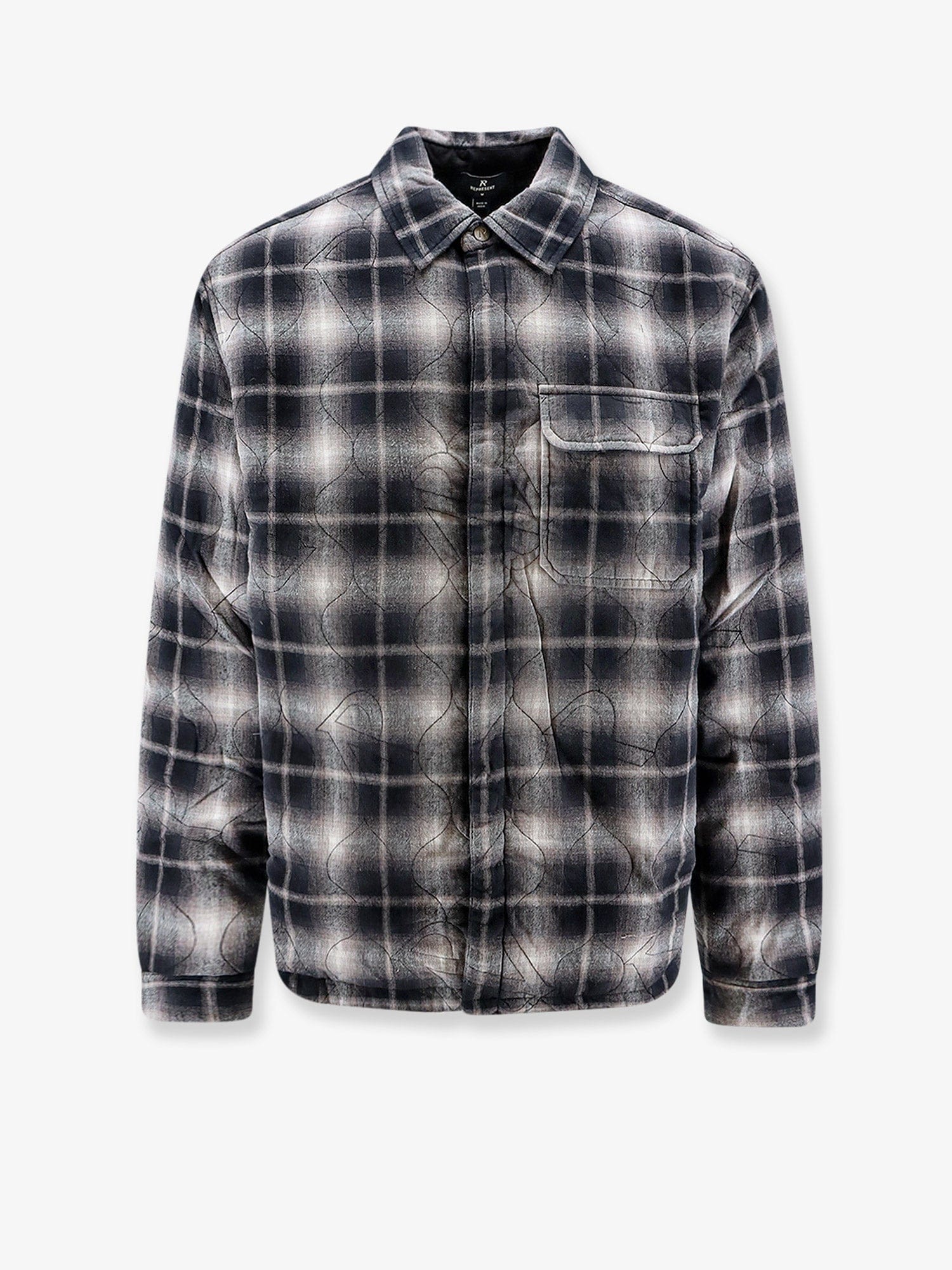 Represent Logo Quilted Shirt/Jacket