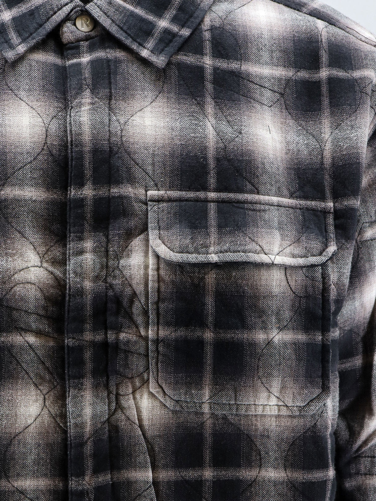 Represent Logo Quilted Shirt/Jacket