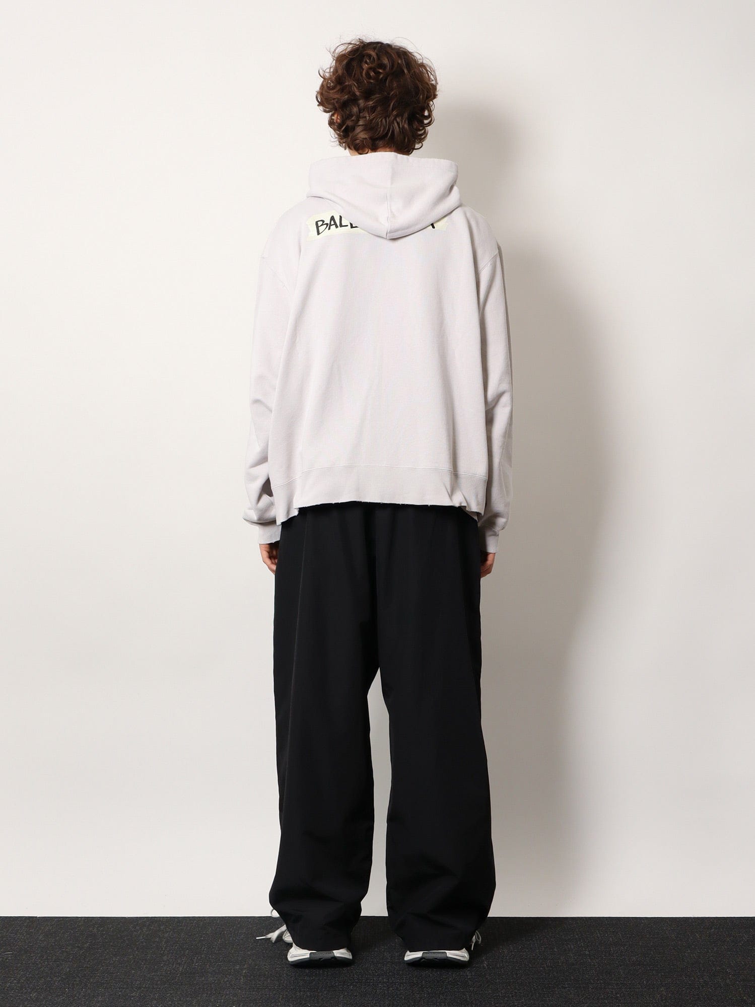 Balenciaga Over Zip-Up Hoodie cotton sweatshirt