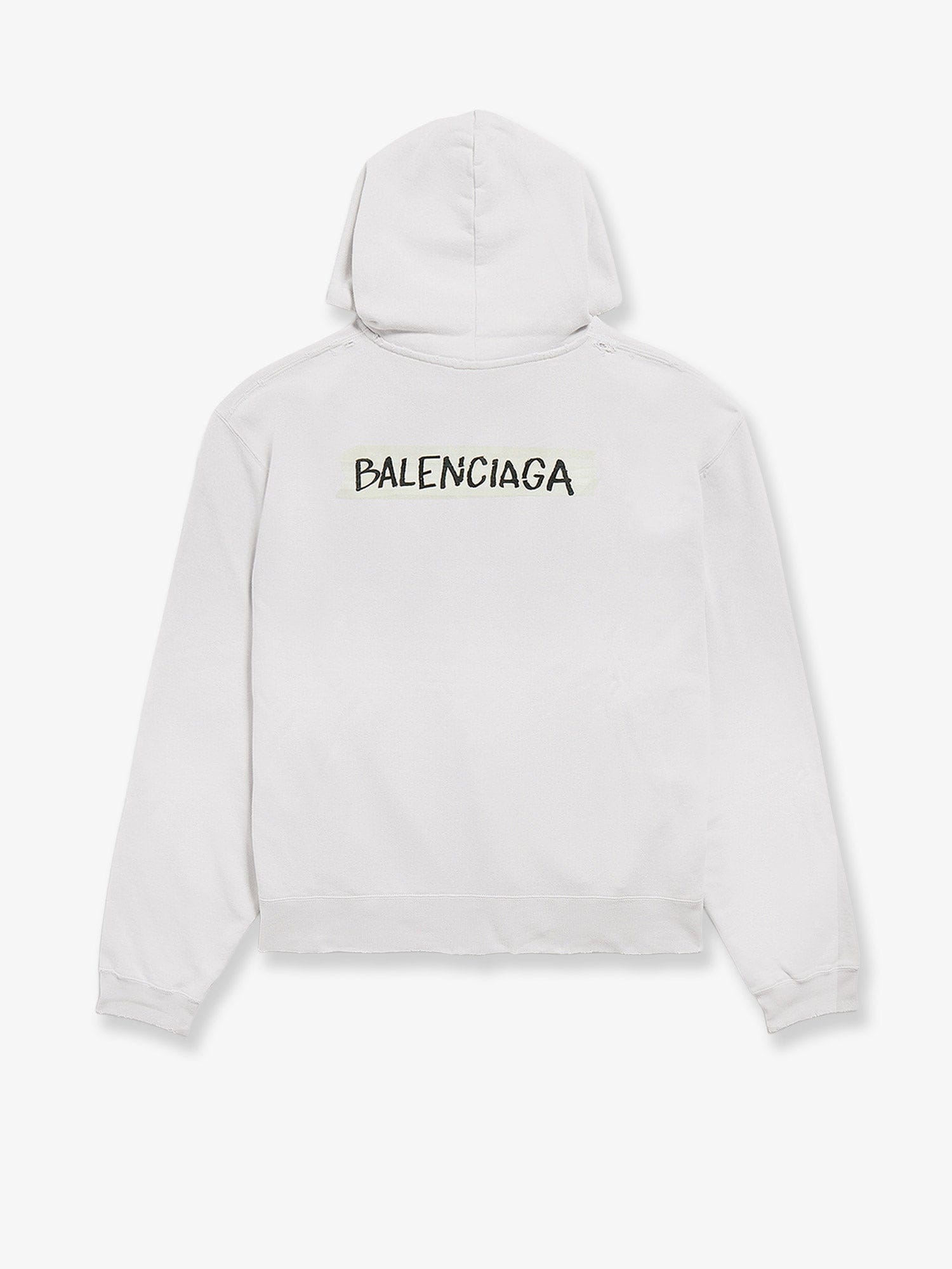Balenciaga Over Zip-Up Hoodie cotton sweatshirt
