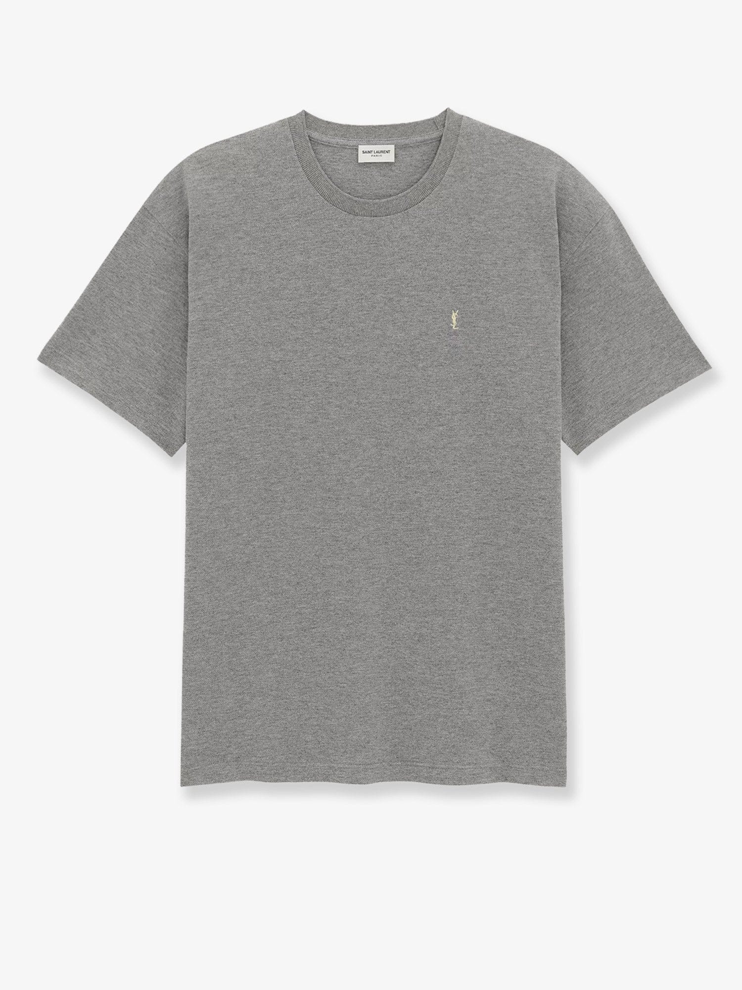 Saint Laurent Recycled material t-shirt with Cassandre embroidery