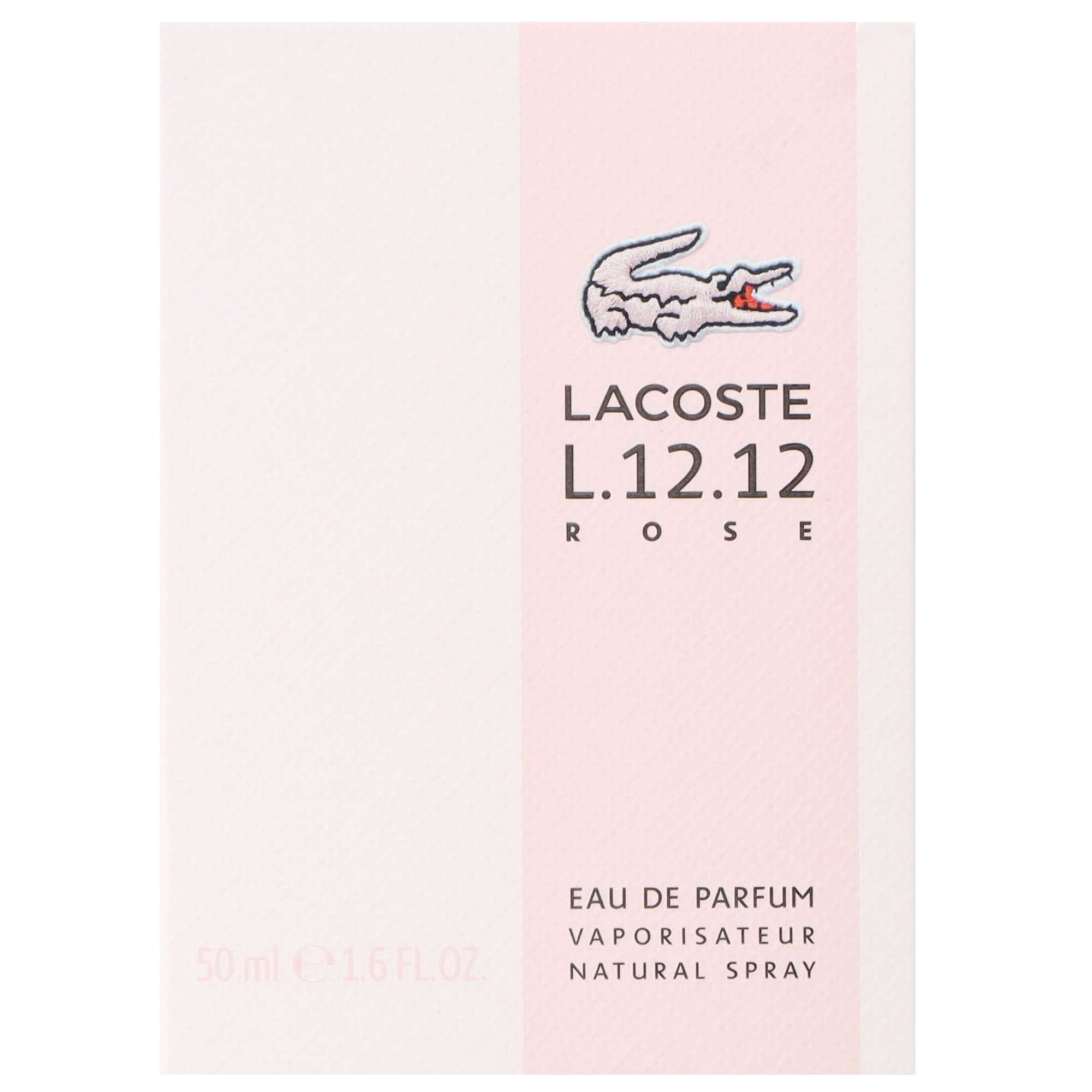 Lacoste L.12.12 Rose Eau de Parfum Spray 50ml