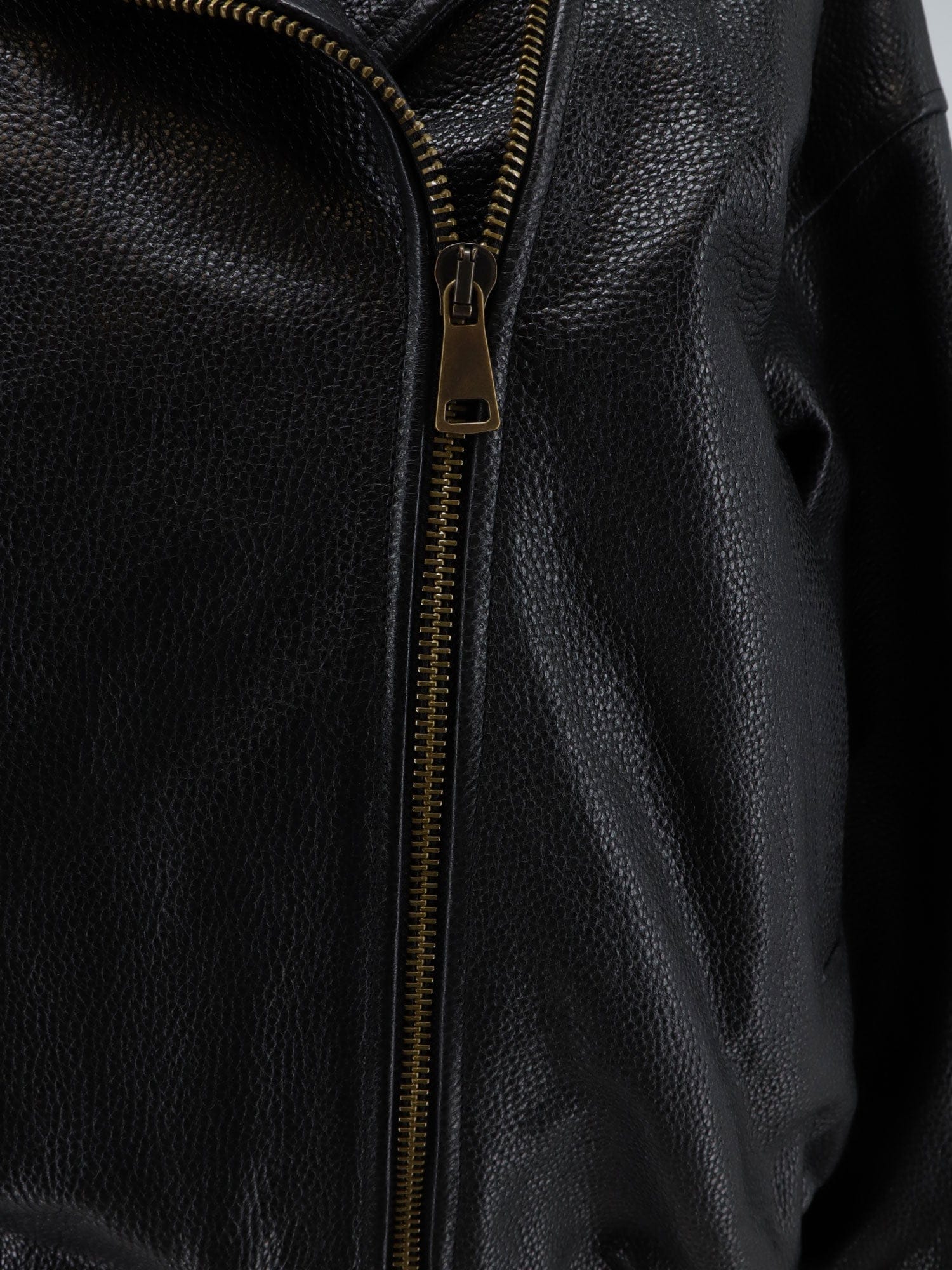Semicouture Oversize textured leather jacket