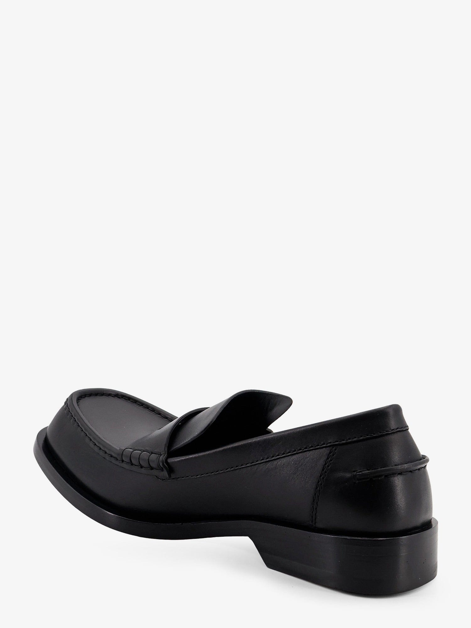 Loewe Bobine leather loafers with engraved Anagram logo