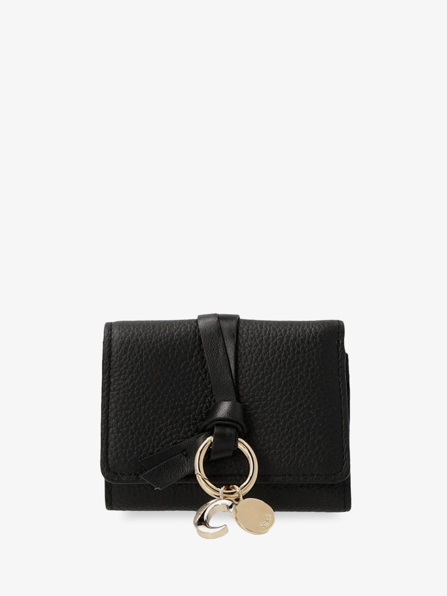 Chloe Mini Alphabet Trifold Leather Wallet