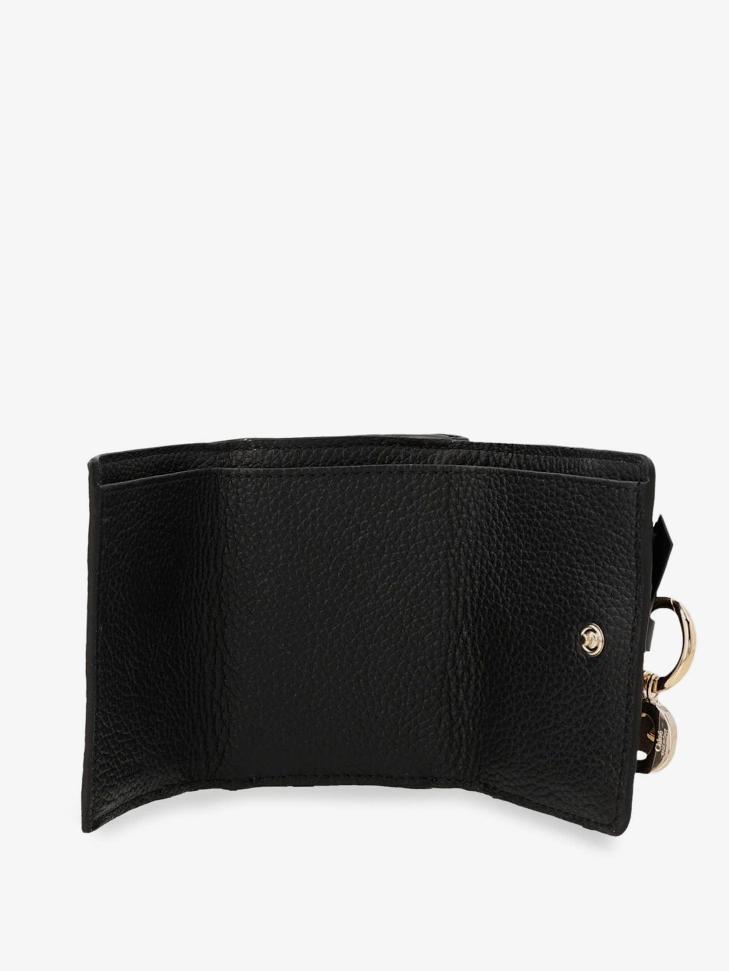 Chloe Mini Alphabet Trifold Leather Wallet