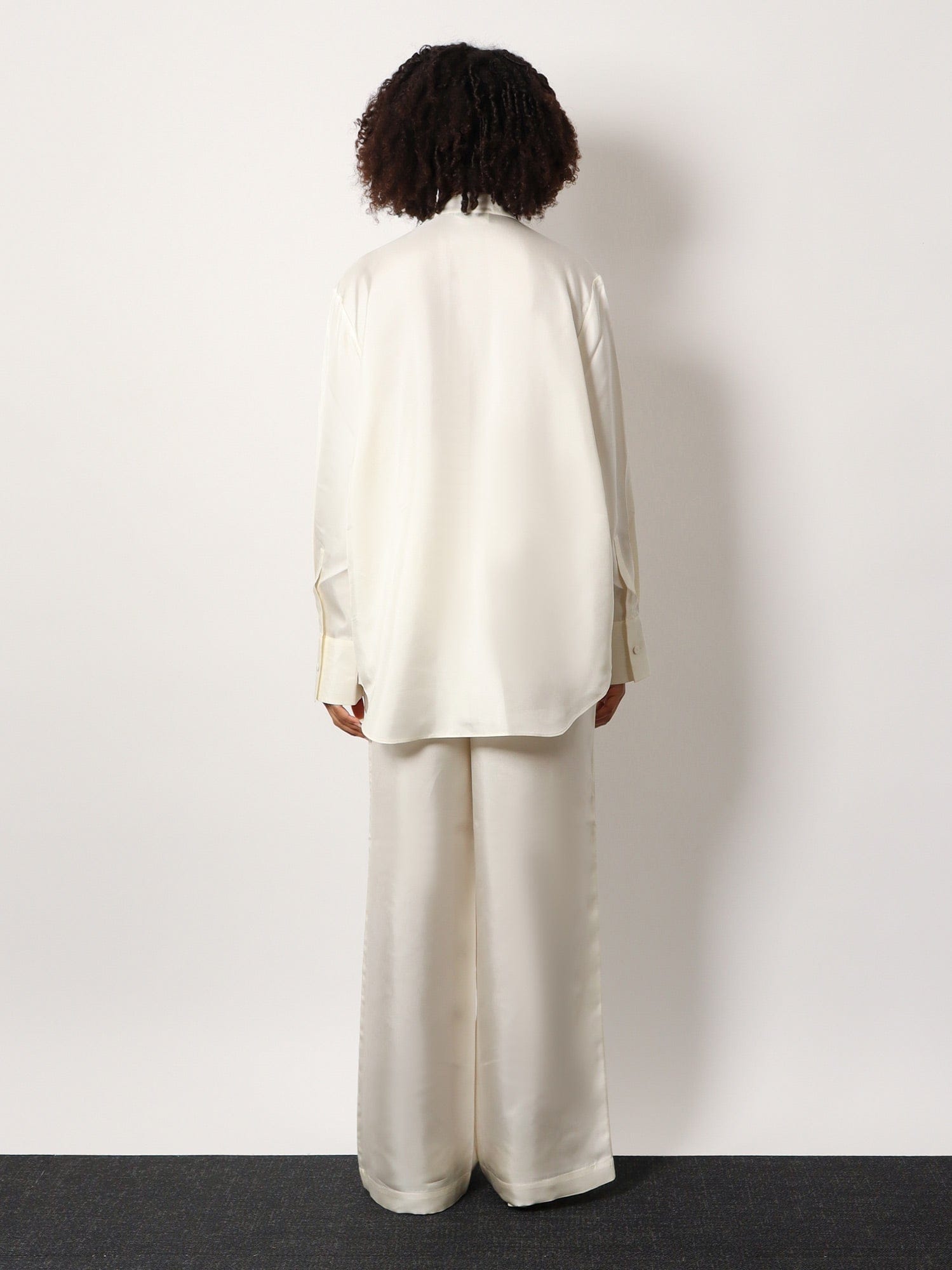 Róhe Tuxedo silk shirt