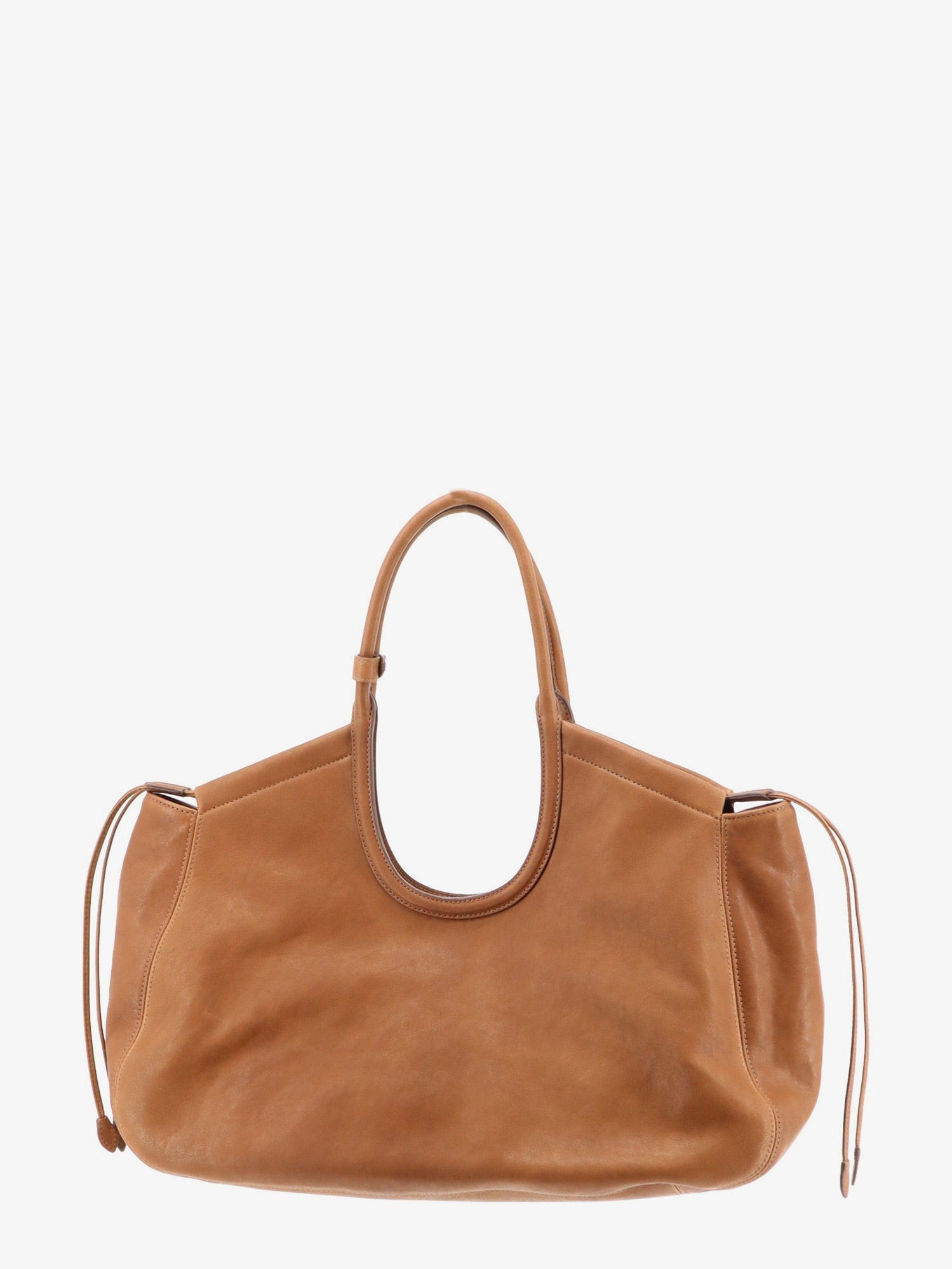 Miu Miu Ivy leather handbag with front lettering logo