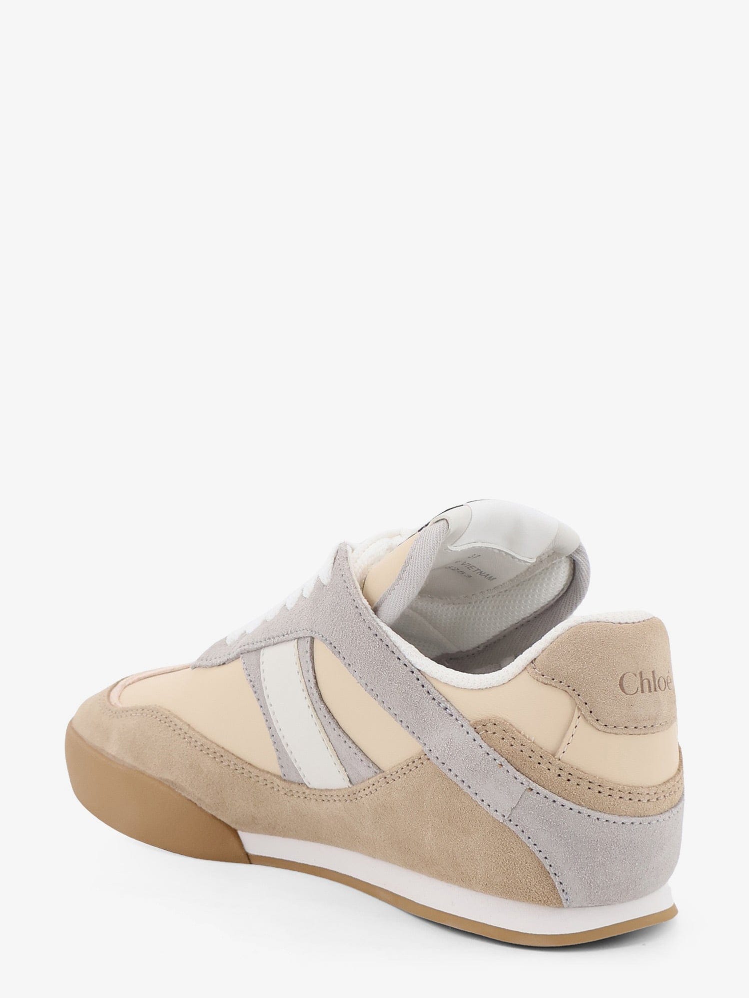 Chloe Kick suede sneakers with contrasting inserts