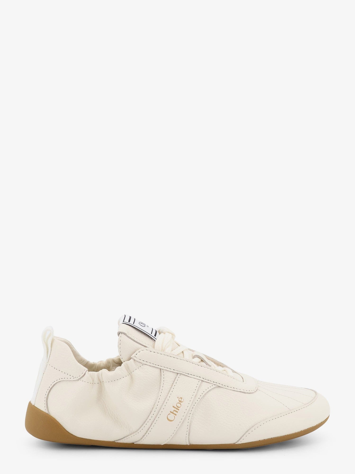 Chloe Kick leather sneakers with side logo