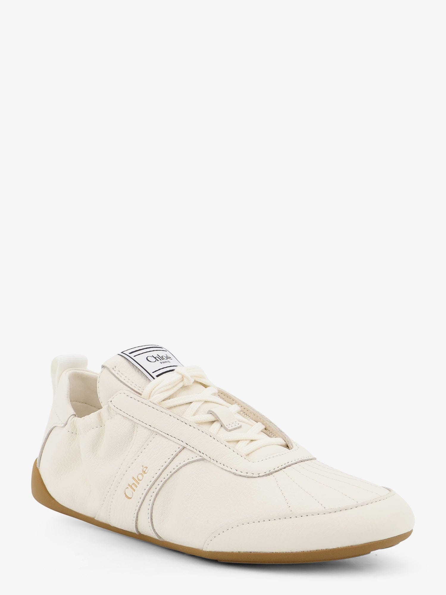 Chloe Kick leather sneakers with side logo