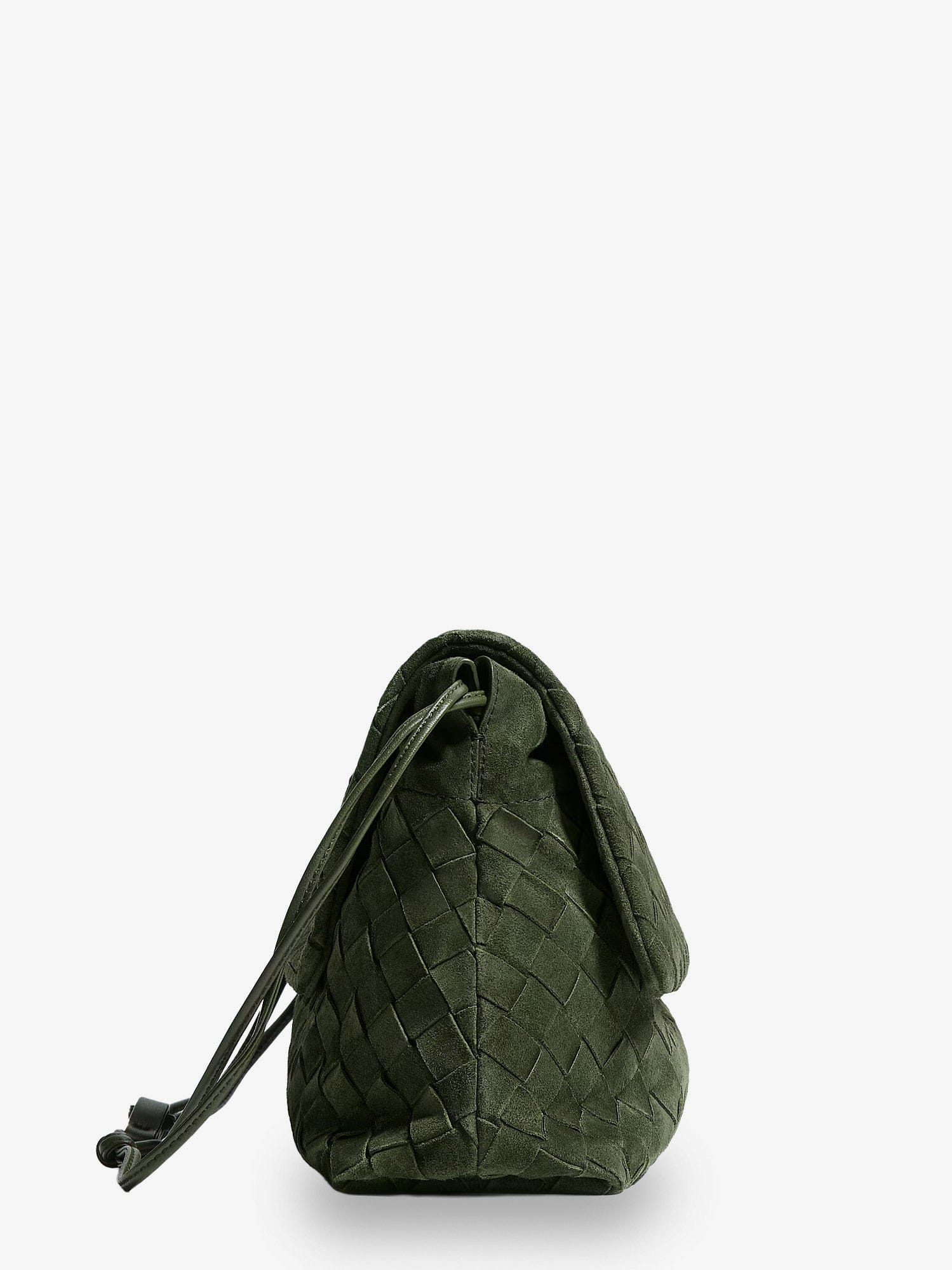 Bottega Veneta Suede Giorno shoulder bag with Intrecciato pattern