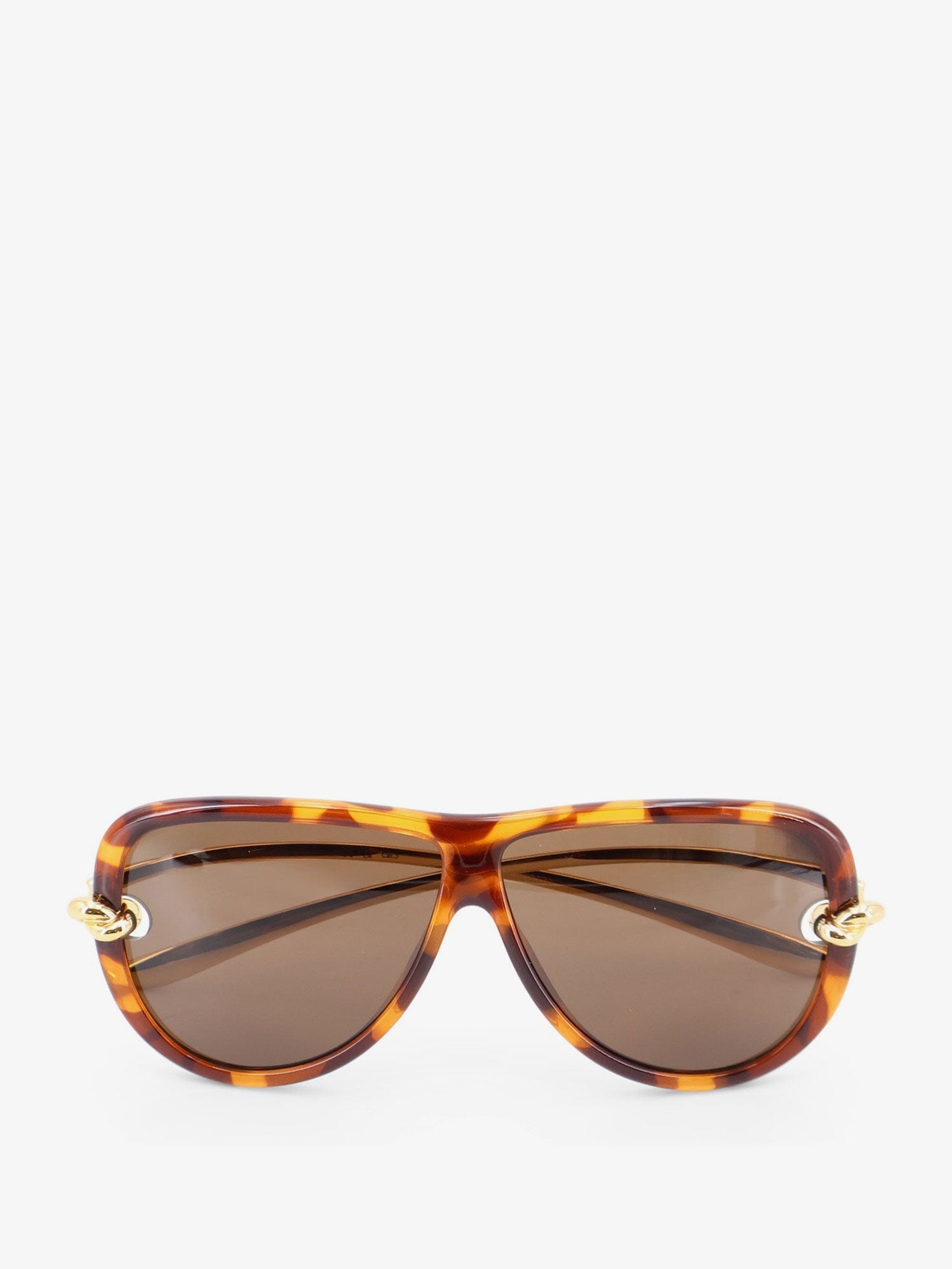Bottega Veneta Knot Aviator Acetate Sunglasses