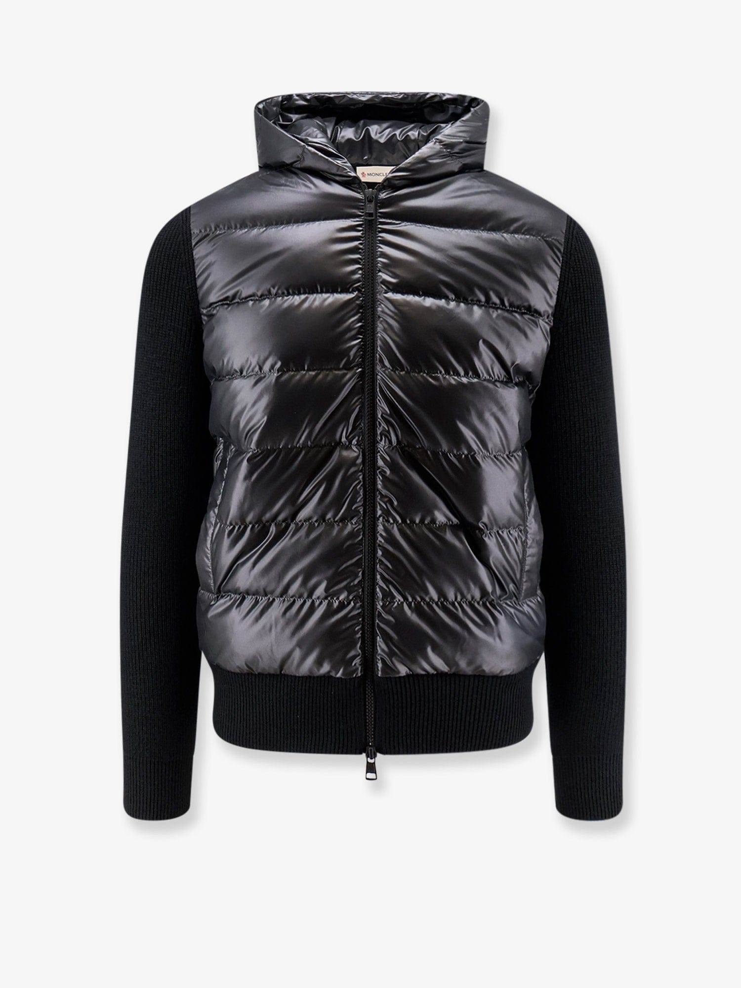 Moncler Down Jacket with virgin wool inserts